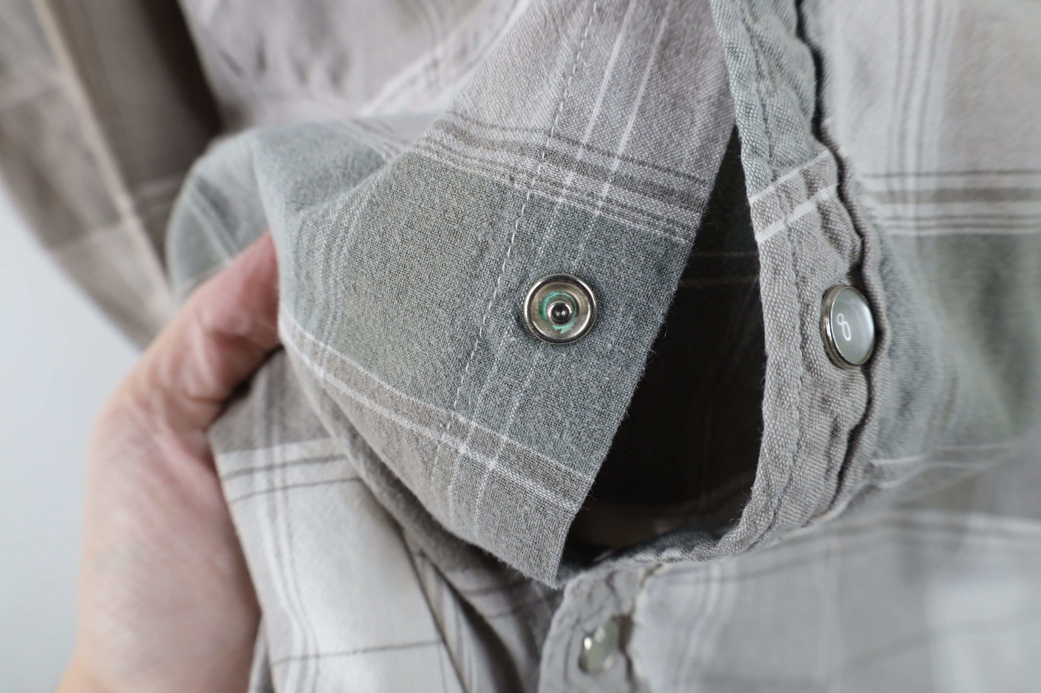 Vintage Vintage 90s Streetwear Cowboy Snap Button Shirt Plaid Size US M / EU 48-50 / 2 - 6 Thumbnail
