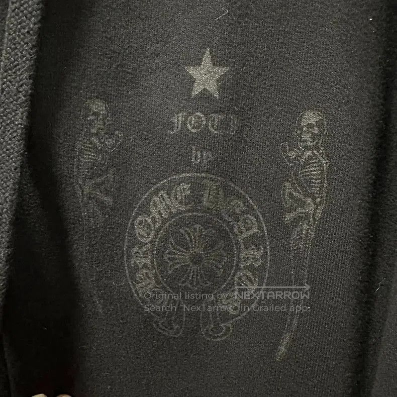 Chrome Hearts Chrome Hearts Foti Hoodie with Skull Zipper- Size US L / EU 52-54 / 3 - 3 Thumbnail