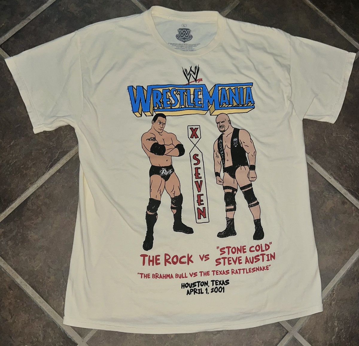 WWE WWE WRESTLEMANIA X SEVEN T-SHIRT Size US L / EU 52-54 / 3 - 4 Thumbnail
