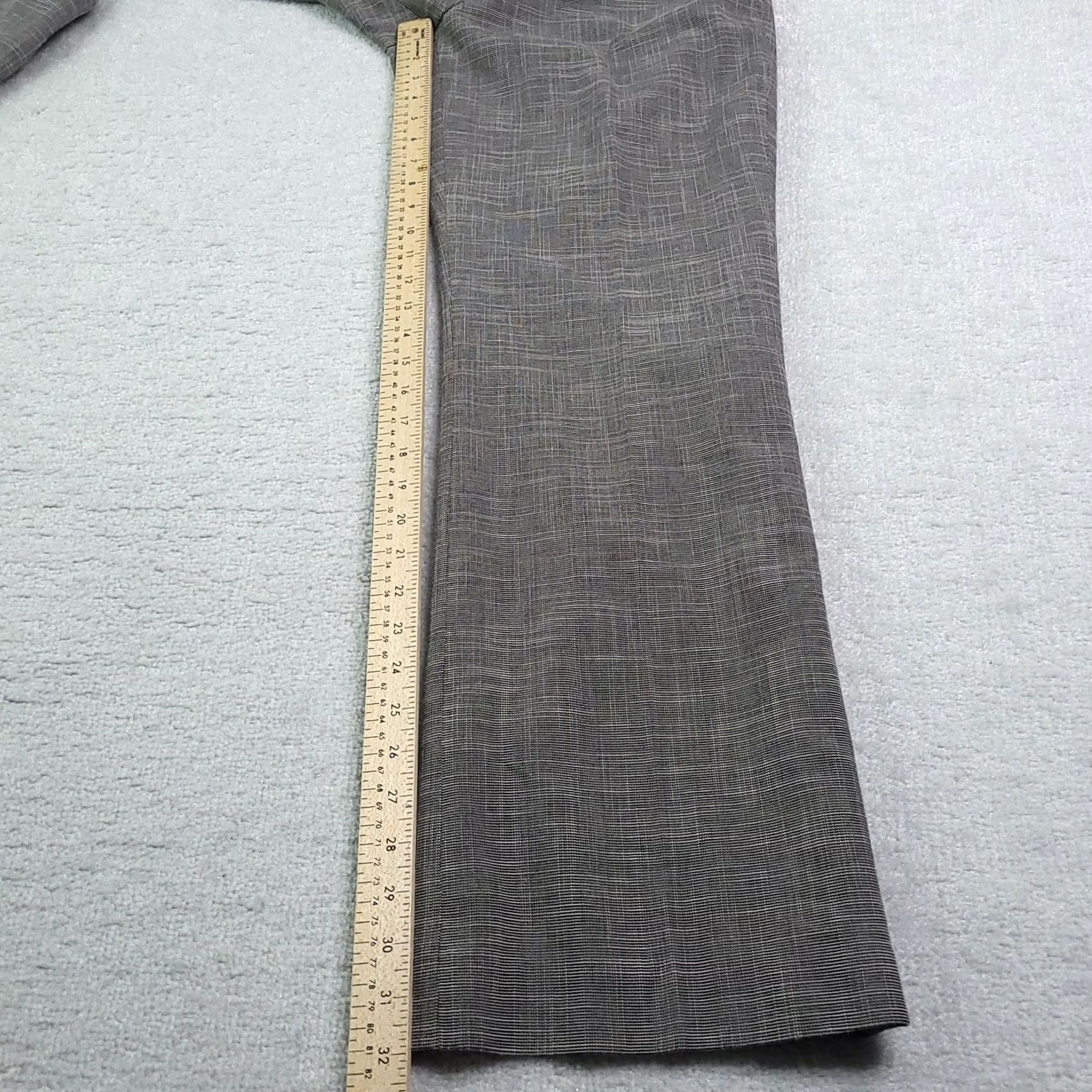 Vintage VINTAGE Larry Levine For Dress Barn Pants Women's 10 Gray Straight Leg Hook & Eye Dress Pants Womens 10 Gray Straight Leg Mens? Size 32" / US 10 / IT 46 - 7 Thumbnail