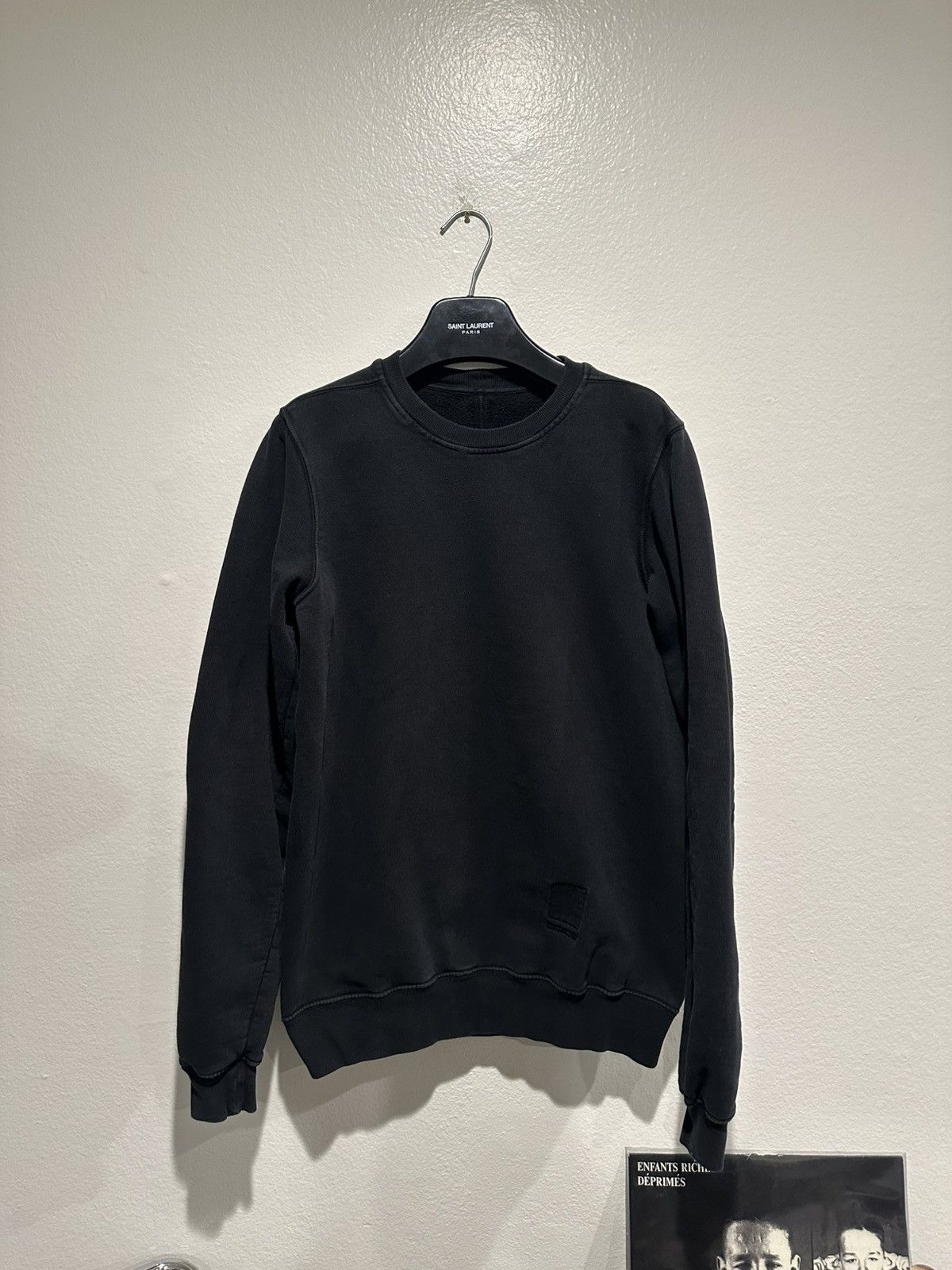 Rick Owens FW19 Larry Crewneck Sweatshirt S Size US S / EU 44-46 / 1 - 1 Thumbnail
