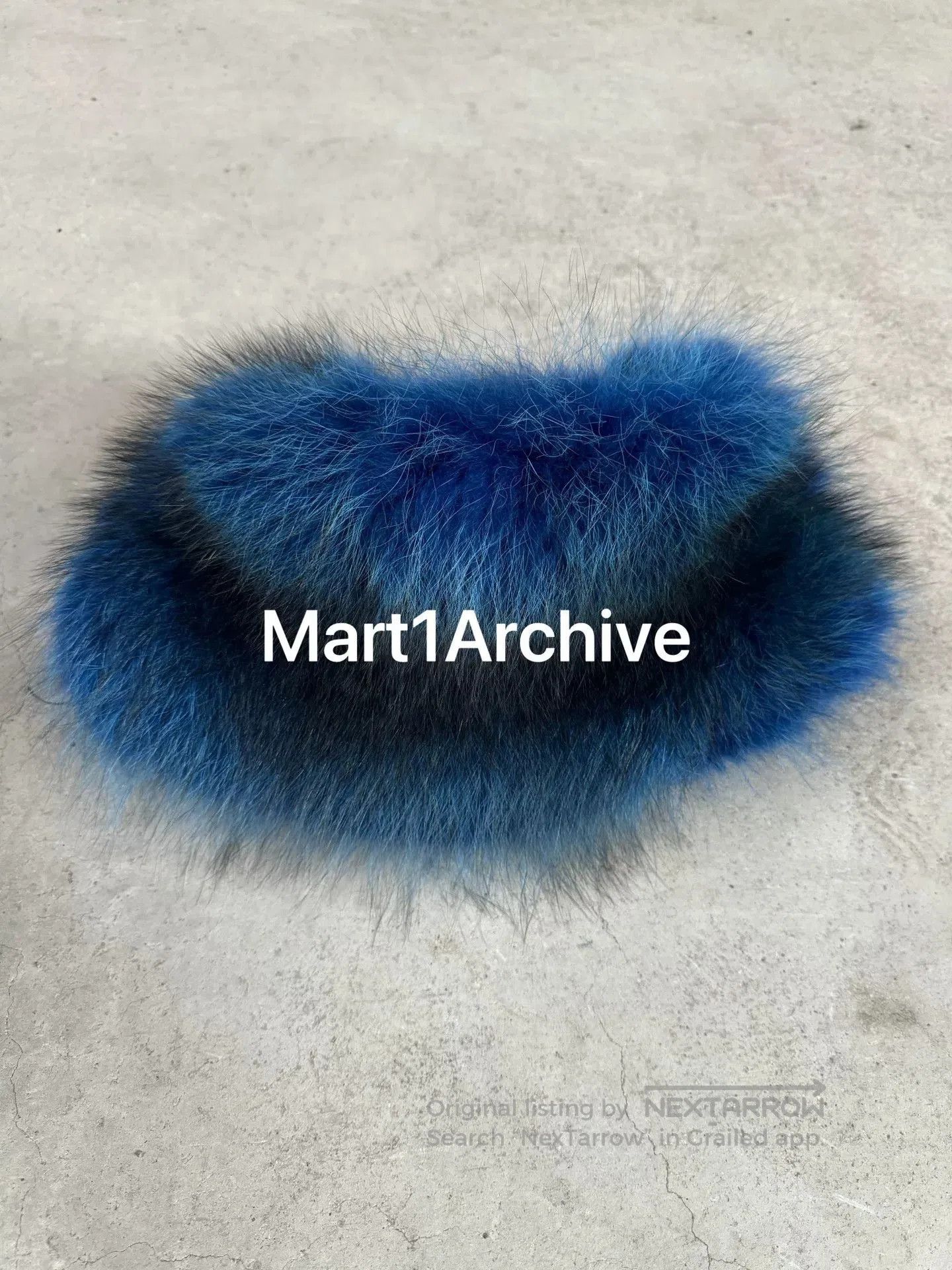 Dolce & Gabbana Dolce&Gabbana Rabbit Fur Gradient Hat. Size ONE SIZE - 2 Thumbnail