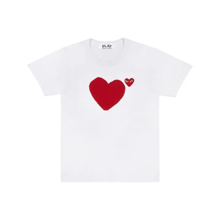 Comme des Garcons Comme des Garçons Play Heart Print T-Shirt 0079 Size M / US 6-8 / IT 42-44 - 1 Thumbnail