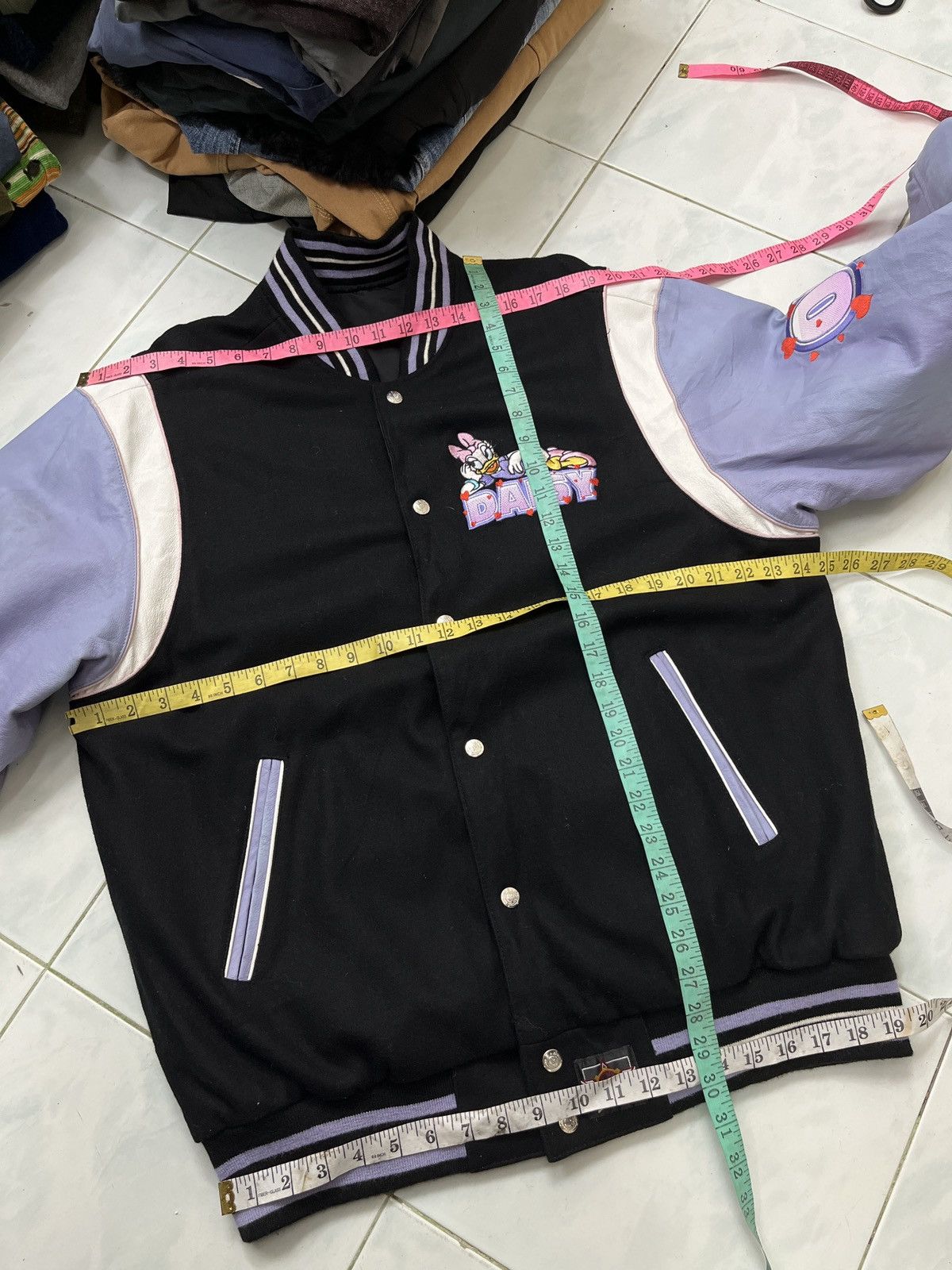 Jeff Hamilton 🔥🔥🔥JEFF HAMILTON DISNEY DAYTONA VARSITY REVERSIBLE JACKET Size US L / EU 52-54 / 3 - 21 Thumbnail