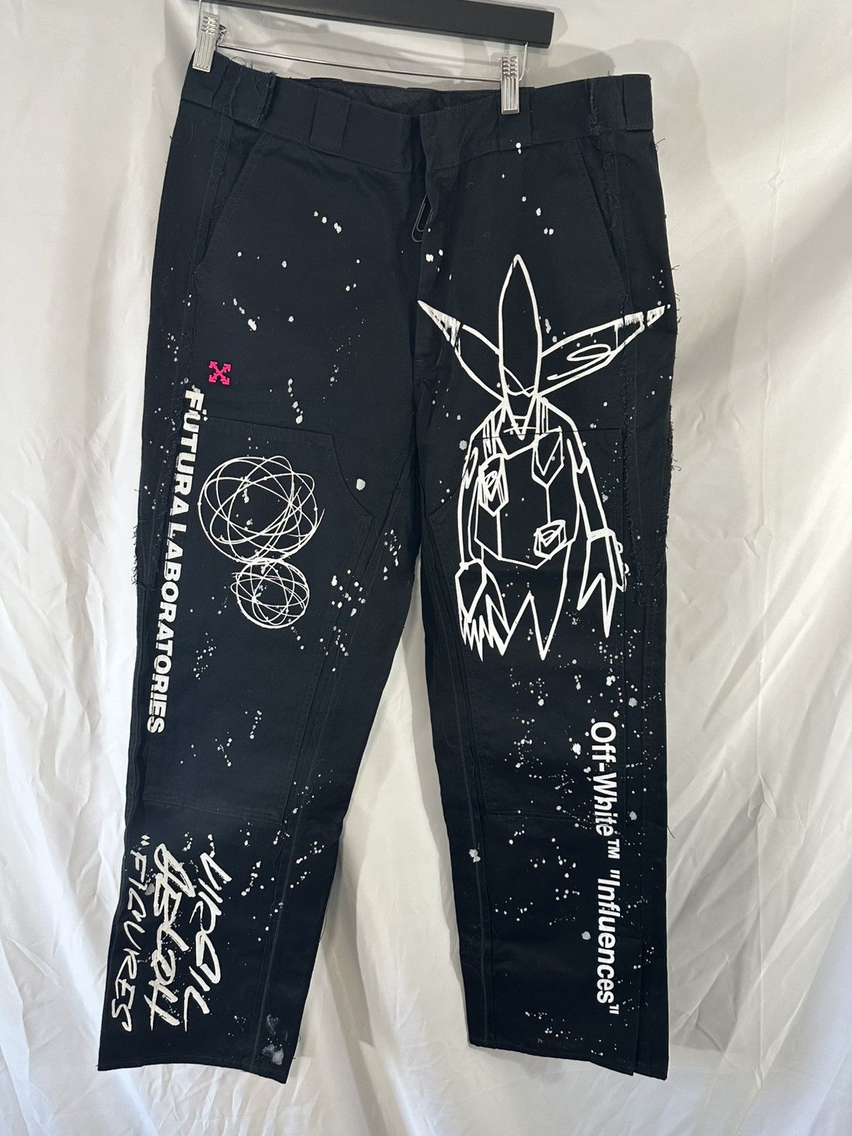 Off-White OFF-WHITE ARTWORK PANTS Size US 34 / EU 50 - 4 Thumbnail