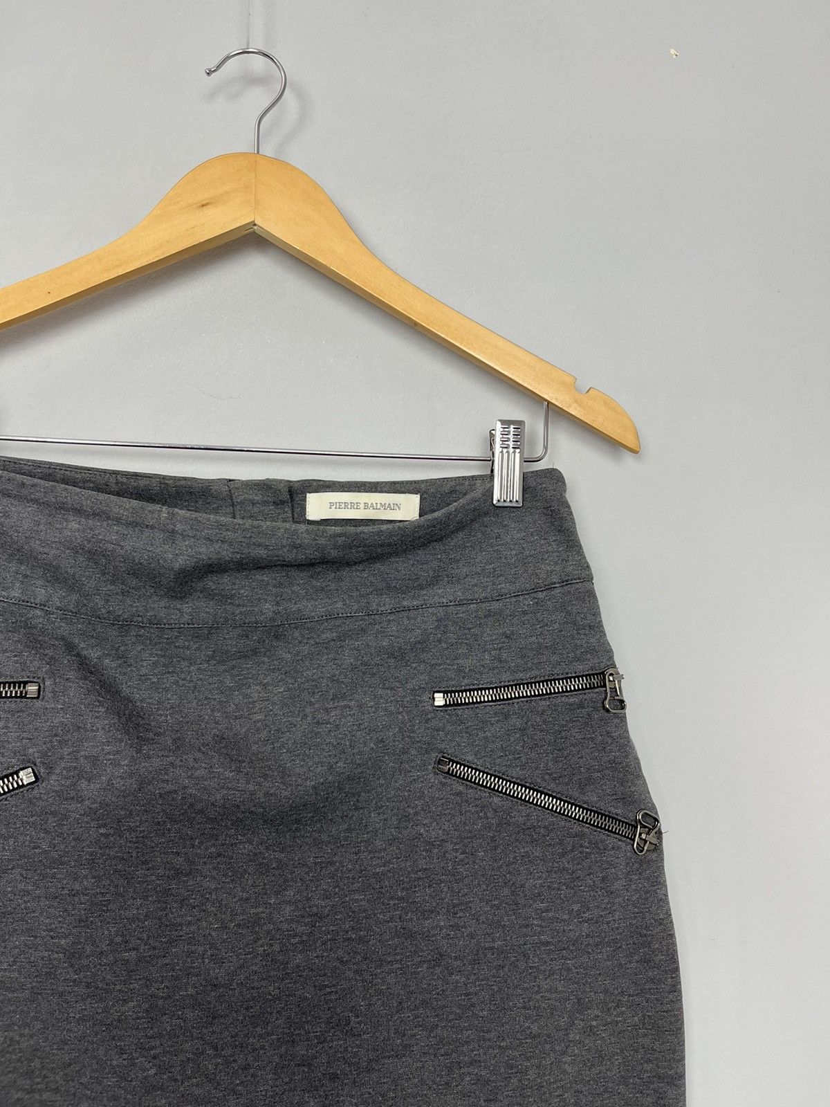 Pierre Balmain Pierre Balmain Luxury Cotton / Nylon Zip Skirt Size 34" / US 12 / IT 48 - 3 Thumbnail