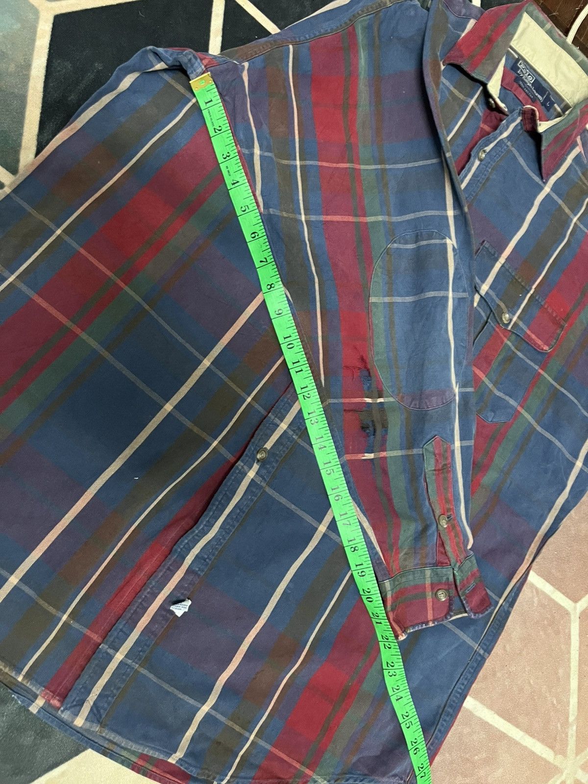 Polo Ralph Lauren VINTAGE 90s🔥 POLO RL OUTDOOR DISTRESSED plaid canvas Size US L / EU 52-54 / 3 - 17 Thumbnail