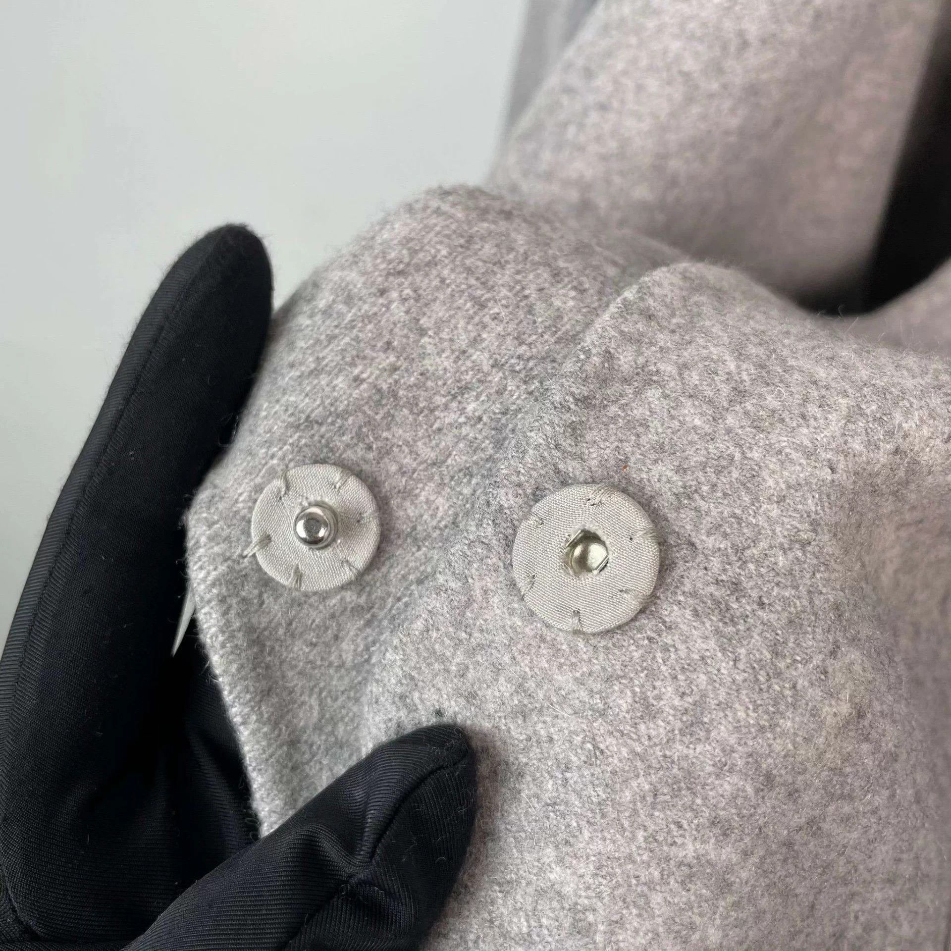 Dior Dior cashmere overcoat 165 gray Size XS / US 0-2 / IT 36-38 - 8 Thumbnail