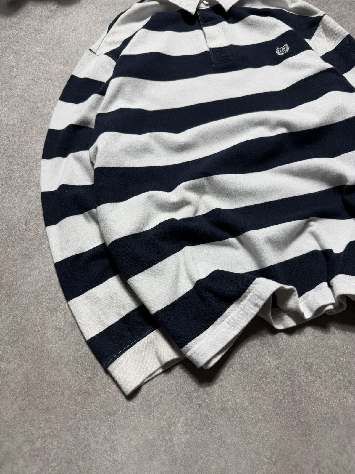 Chaps Ralph Lauren × Vintage Chaps Ralph Lauren Long Sleeve Polo Vintage Cropped Fit Size US XL / EU 56 / 4 - 3 Thumbnail