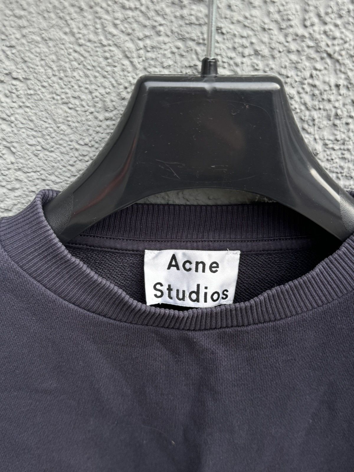 Acne Studios × Japanese Brand Acne Studios Lithea Women's Blue Crop Sweatshirt Top Size S Size S / US 4 / IT 40 - 2 Thumbnail