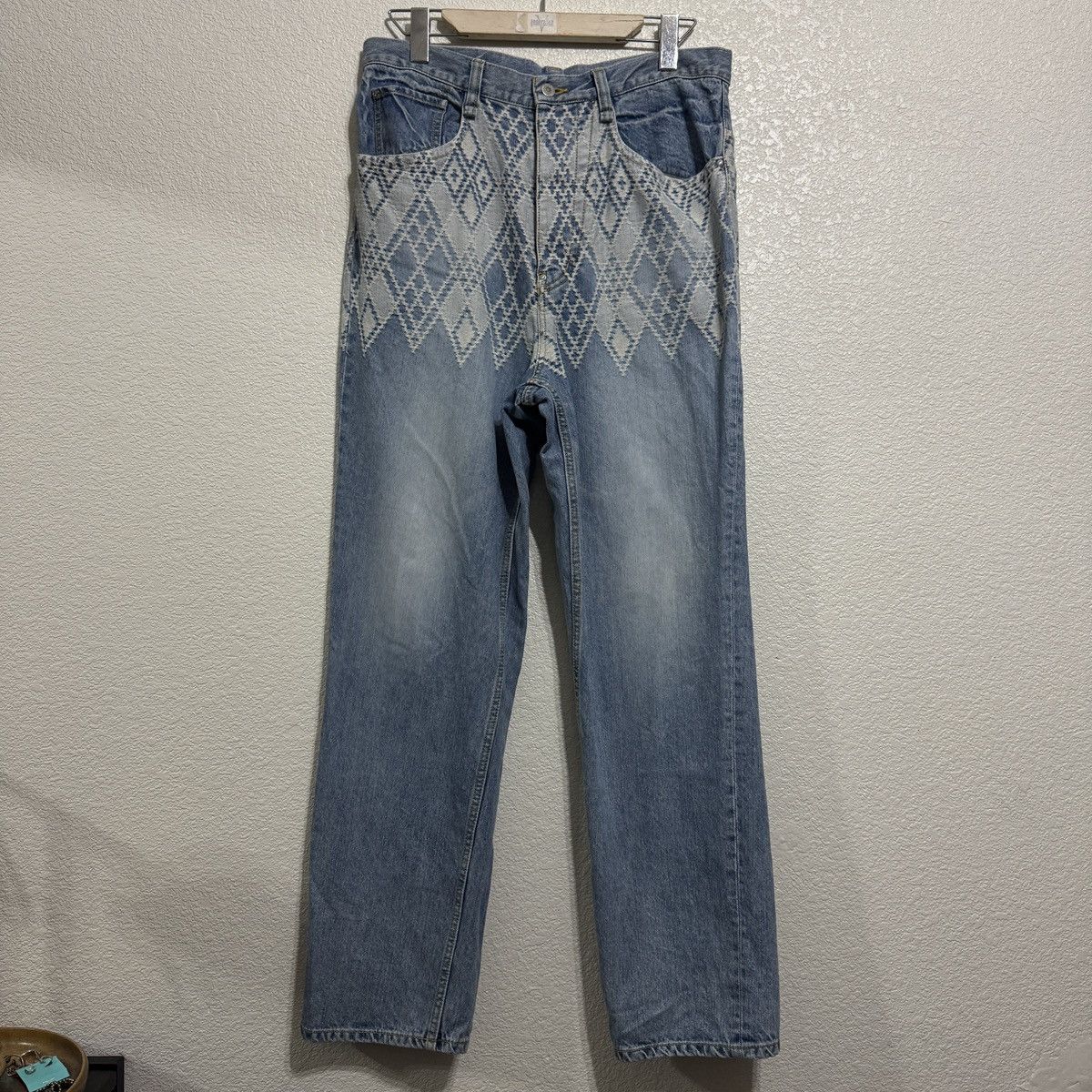 Japanese Brand Iroquois Cinch Back Japanese Selvedge Denim Size US 34 / EU 50 - 1 Thumbnail