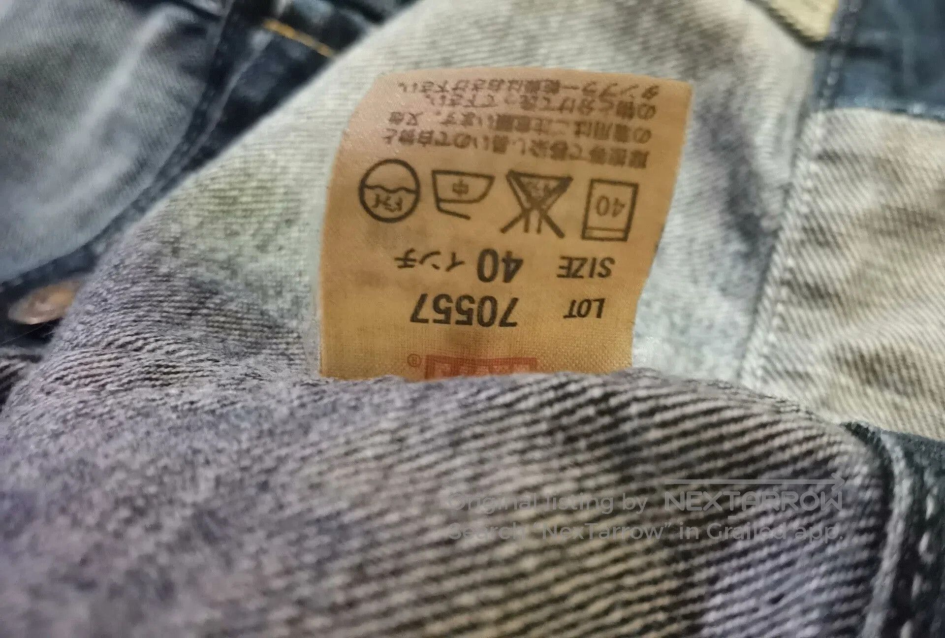 Levi's Vintage Clothing levi's vintage denim jacket 70557. Size US L / EU 52-54 / 3 - 4 Thumbnail