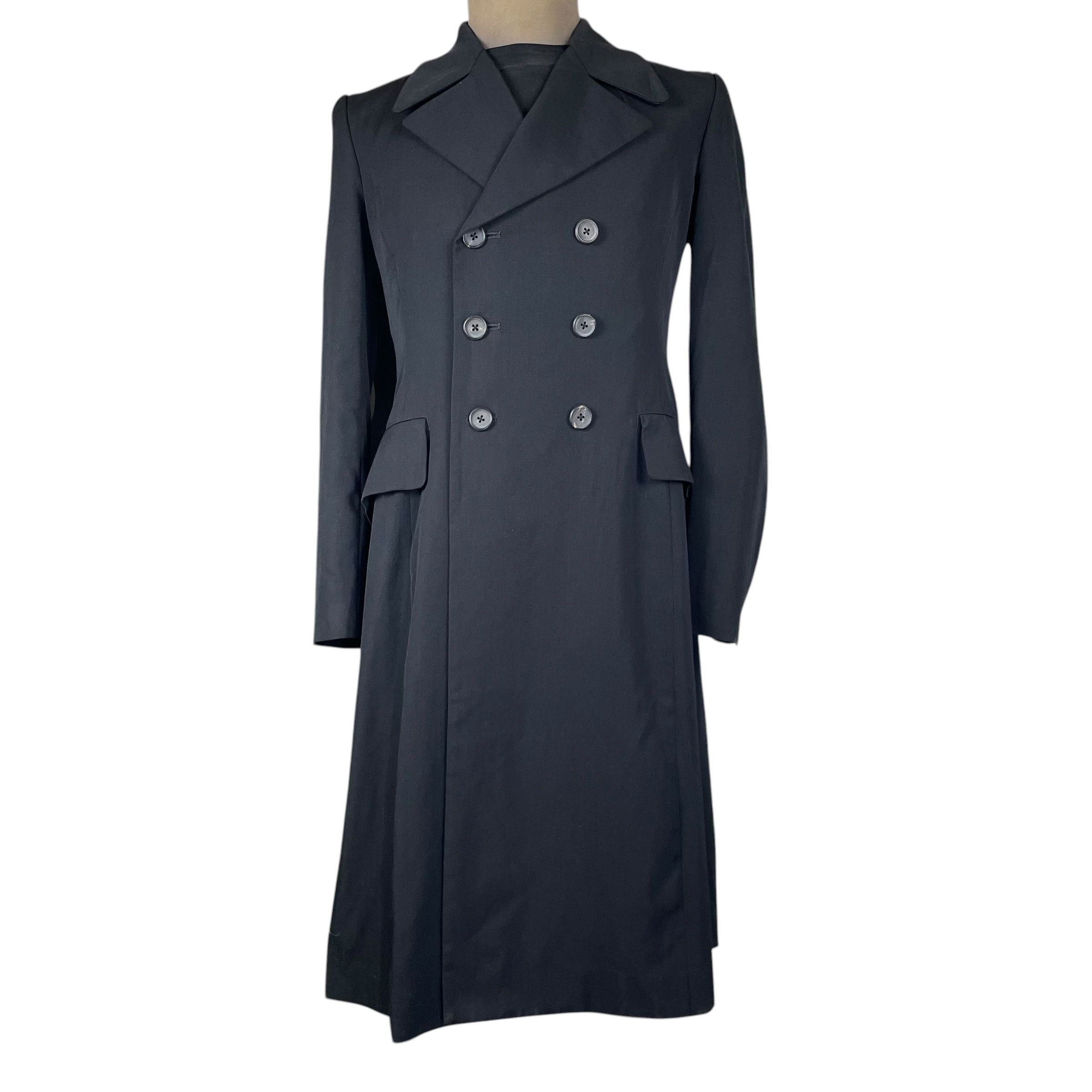 Yohji Yamamoto Yohji Yamamoto Pour Homme A/W 2011 Double Breasted Coat Size US S / EU 44-46 / 1 - 2 Thumbnail