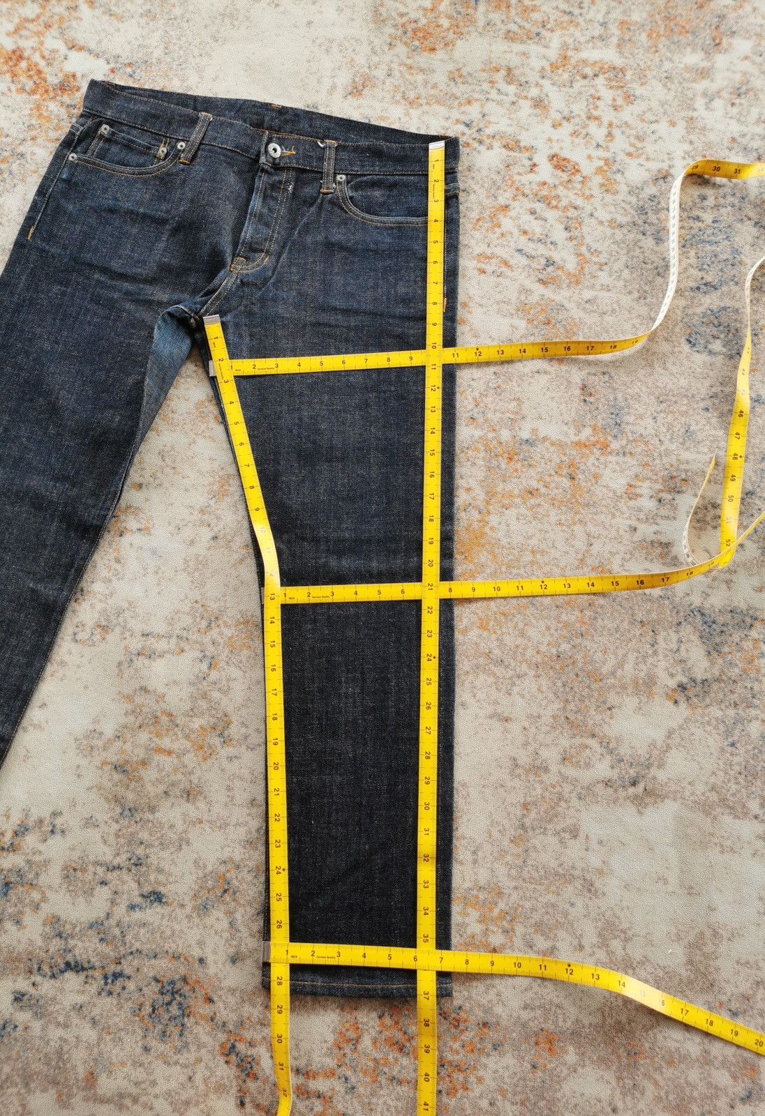 Japanese Brand × Jean Stooge Selvedge Denim Jeans Size US 35 - 11 Thumbnail
