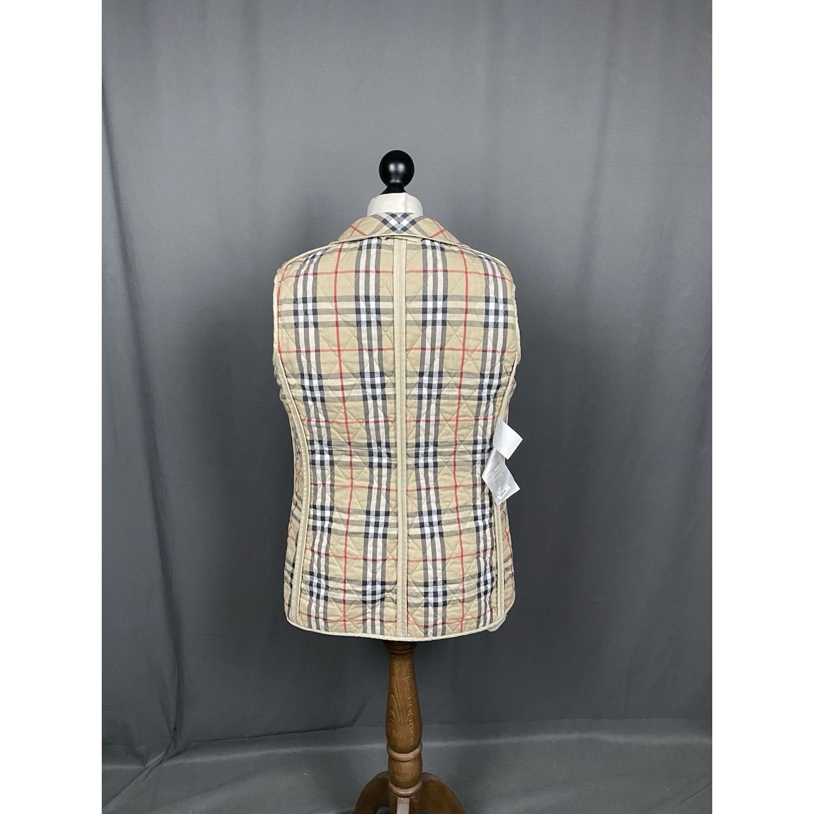 Burberry Burberry Nova Check Lining Women's Beige Quilted Jacket Size Size S / US 4 / IT 40 - 11 Thumbnail