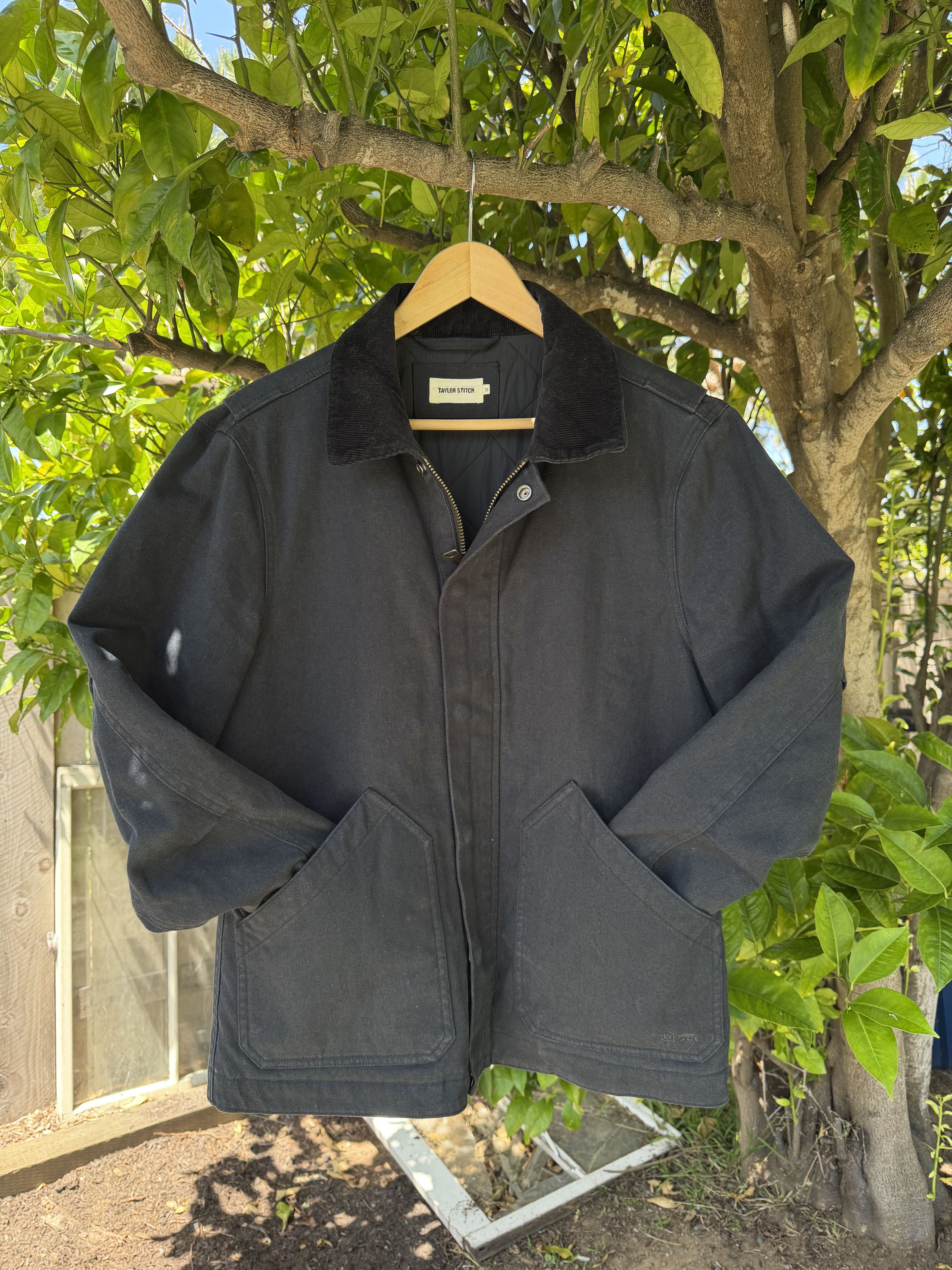 Taylor Stitch Workhorse Jacket in Coal Black Boss Duck