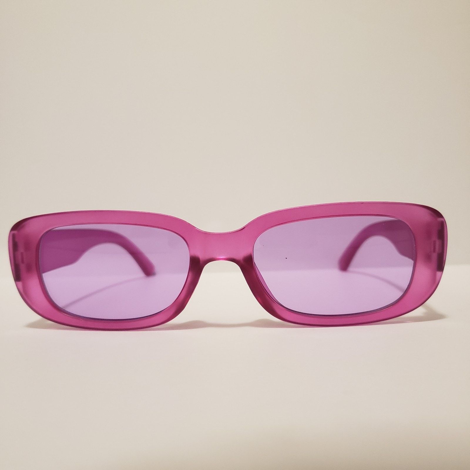 Other Y2k Retro Square Magenta Sunglasses #28S Size ONE SIZE - 1 Thumbnail