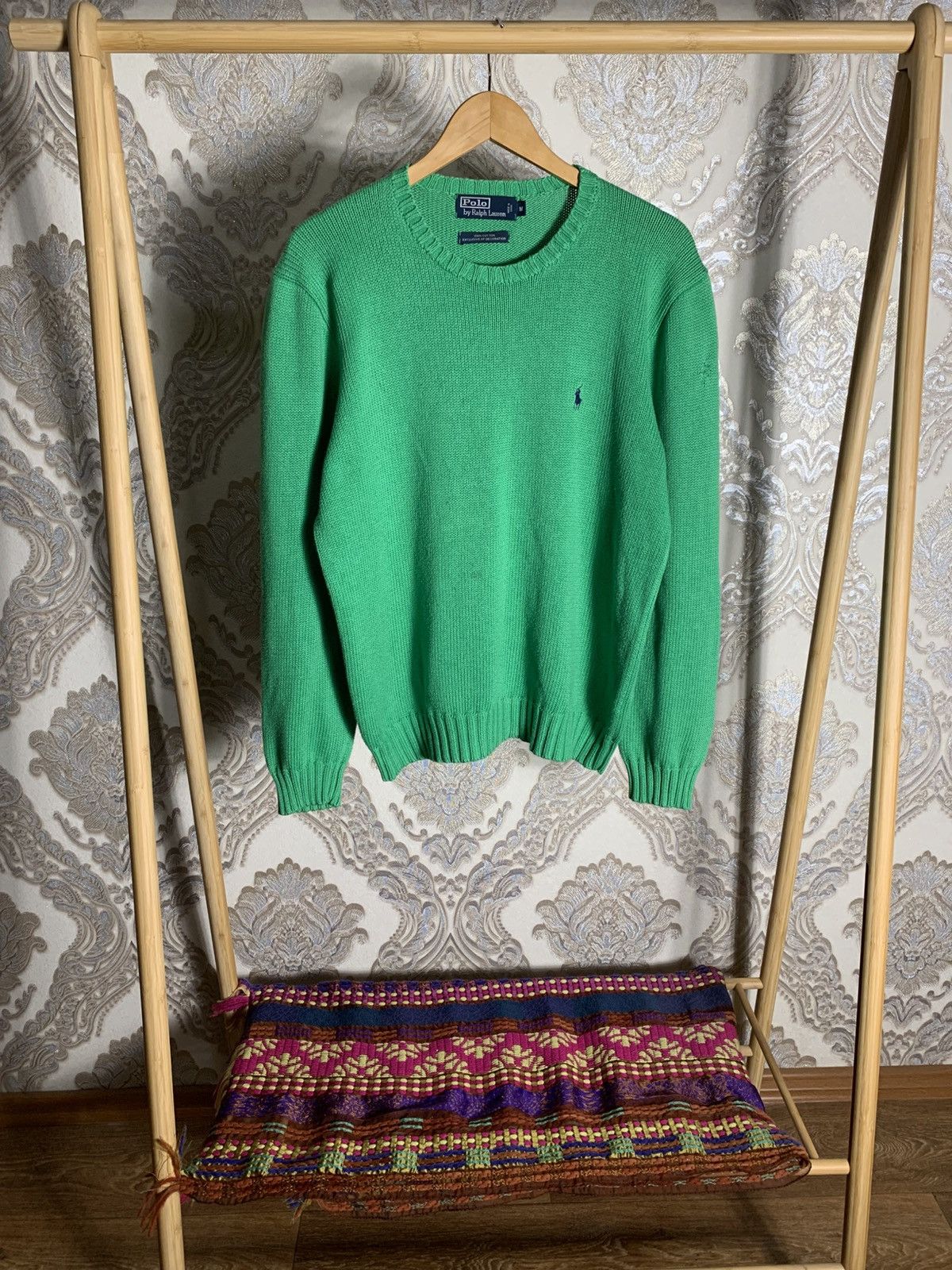 Polo Ralph Lauren VINTAGE POLO RALPH LAUREN KNIT SWEATER RETRO DESIGNER 90s Size US M / EU 48-50 / 2 - 1 Thumbnail