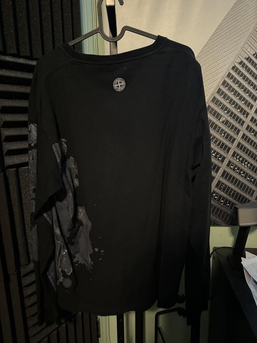 Stone Island Stone Island 'GRAPHIC NINE' Long Sleeve T Shirt Black