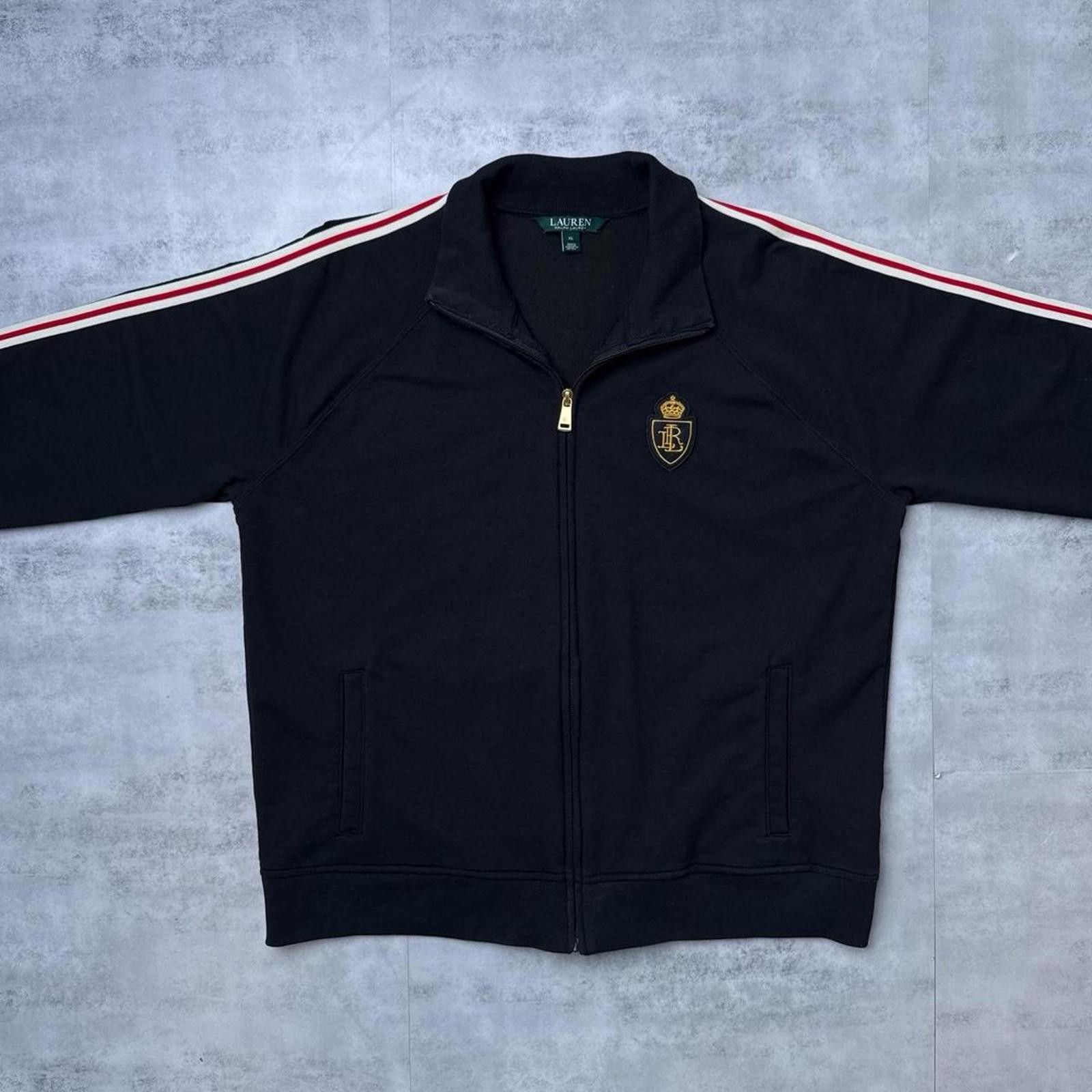 Polo Ralph Lauren Y2K Polo Ralph Lauren Black 00s Zip up jacket Size XL / US 12-14 / IT 48-50 - 2 Thumbnail