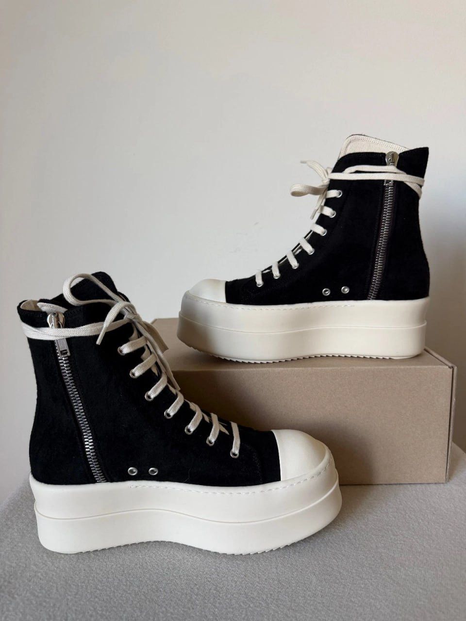Rick Owens Drkshdw Rick Owens DRKSHDW Double Bumper Pentagram Size US 9 / EU 42 - 2 Thumbnail