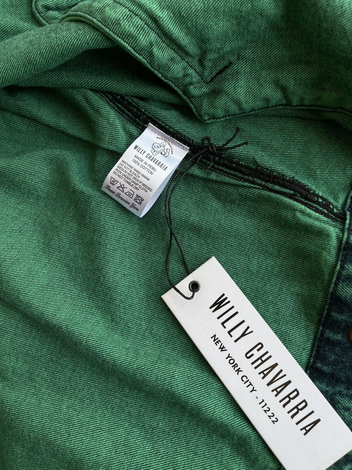 Willy Chavarria WILLY CHAVARRIA DOWNTOWN OVER GREEN DENIM SET Size US M / EU 48-50 / 2 - 6 Thumbnail