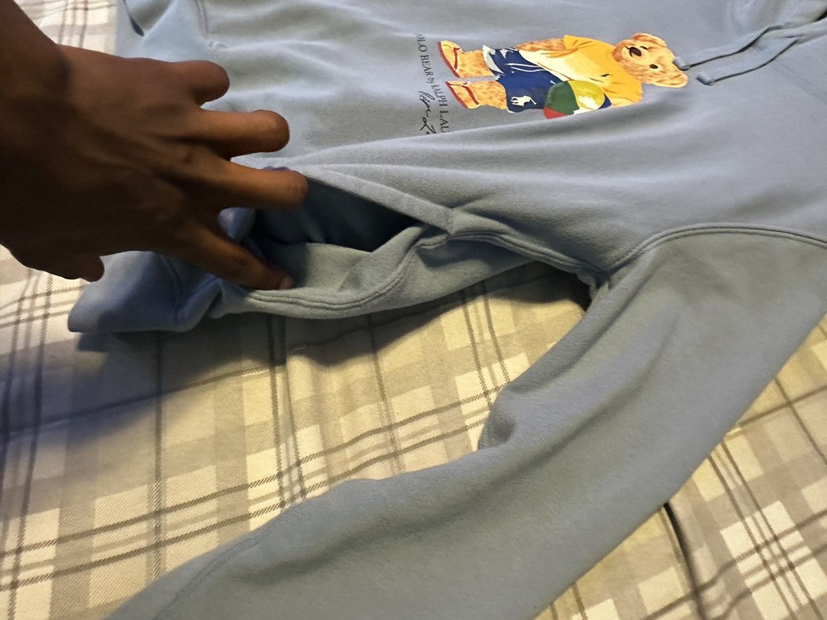 Polo Ralph Lauren Light blue polo sweater w bear on front Size US S / EU 44-46 / 1 - 2 Thumbnail