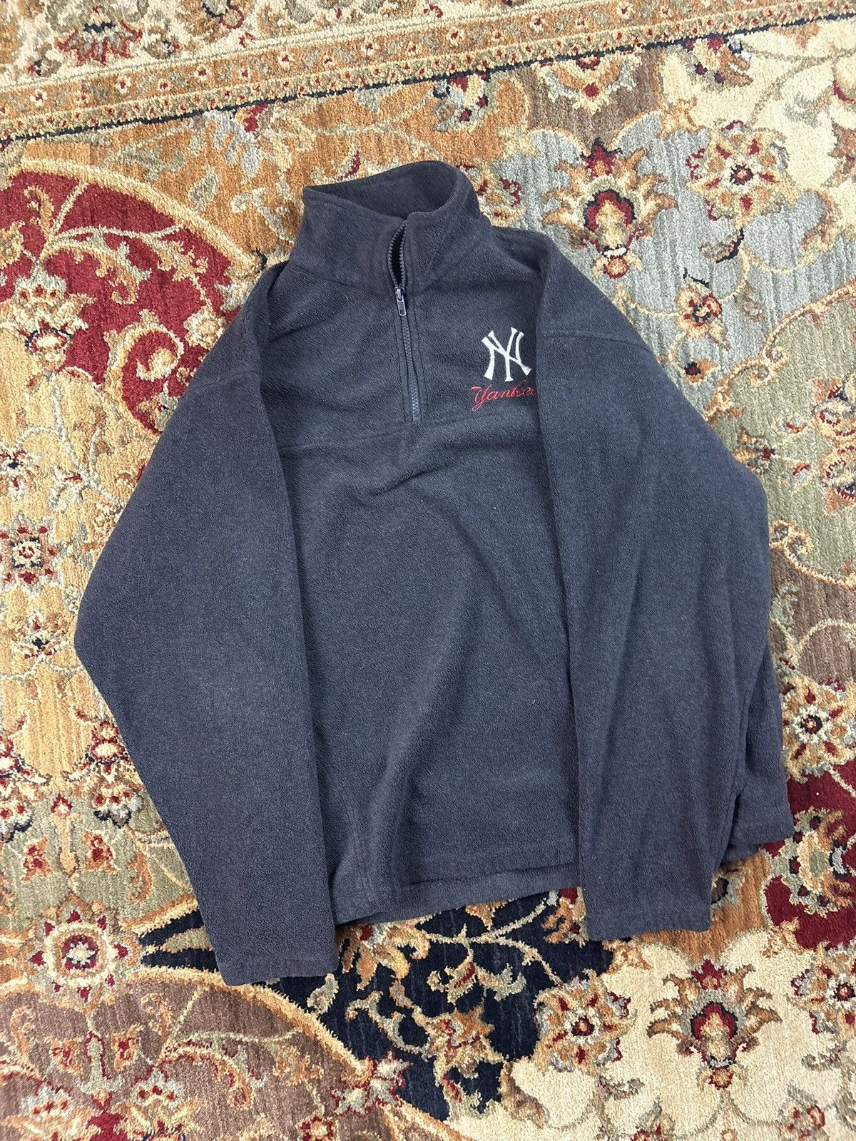 New York Yankees Vintage New York Yankees Adidas fleece jacket Size US L / EU 52-54 / 3 - 1 Thumbnail