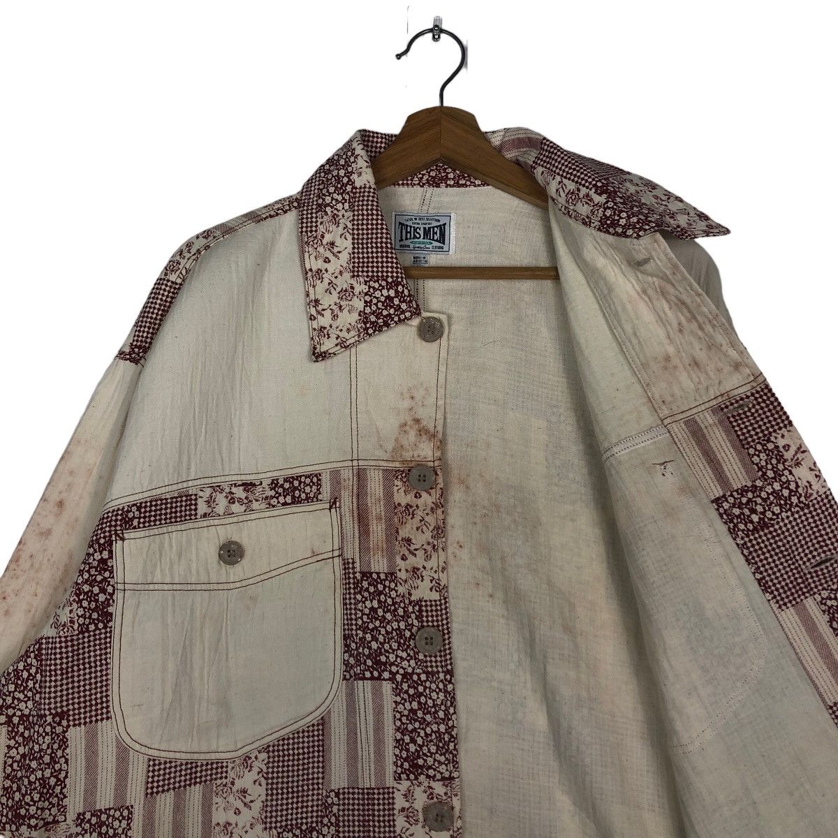 Japanese Brand 🔥90’s Vtg Shirts This Men Issey Miyake Design Rare Design Size US M / EU 48-50 / 2 - 10 Thumbnail