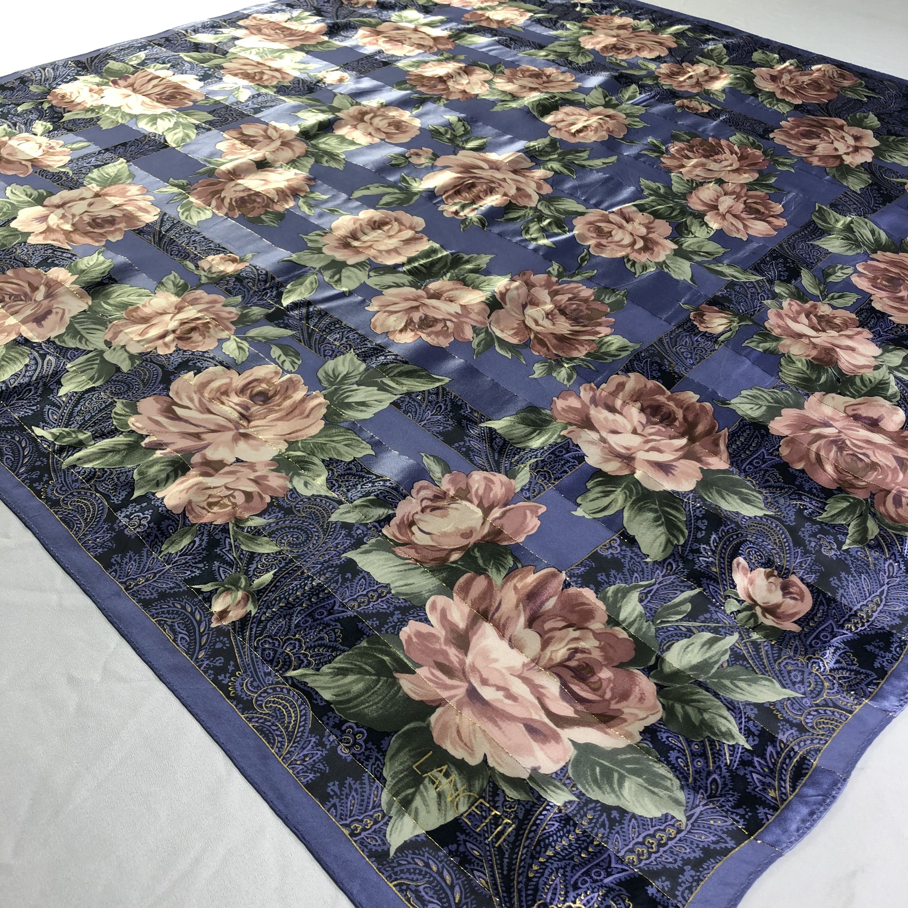 Lui di Lancetti × Vintage Vintage Lui De Lancetti Silk Scarf Size ONE SIZE - 4 Thumbnail