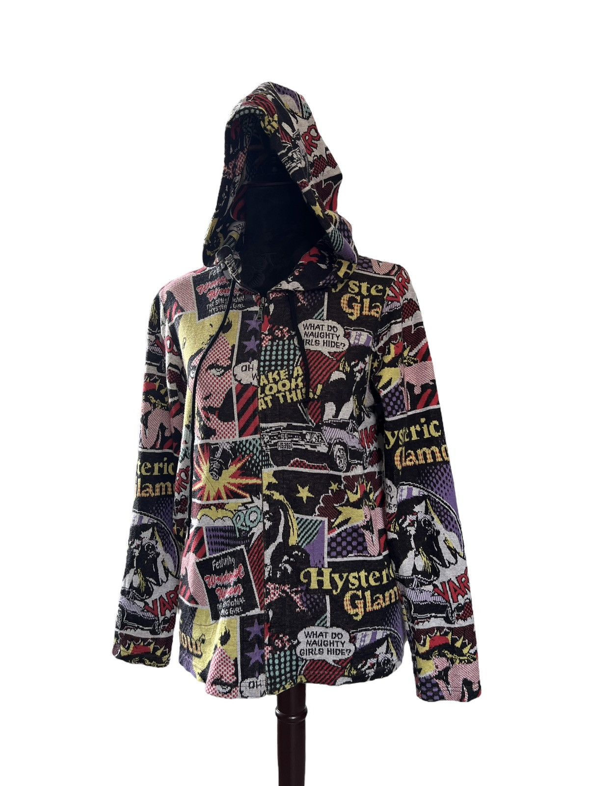 Hysteric Glamour Hysteric Glamour Overprint Zipper Hoodie Size S / US 4 / IT 40 - 15 Thumbnail