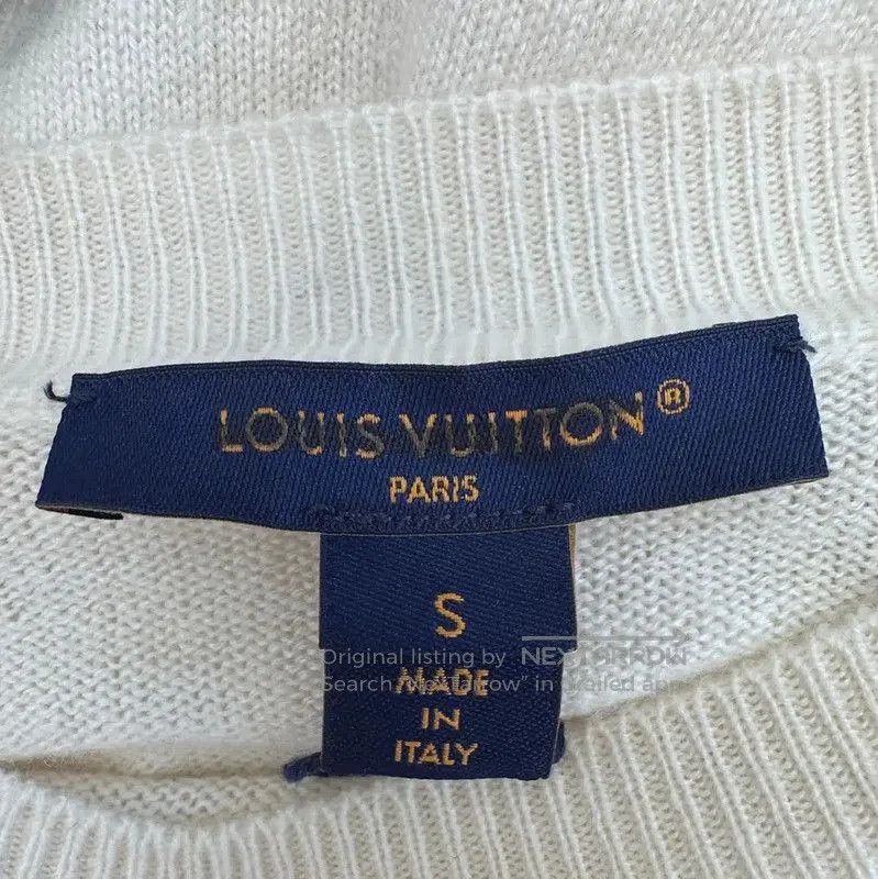 Louis Vuitton Louis Vuitton Cream Knitted Top for Women . Size S / US 4 / IT 40 - 3 Thumbnail