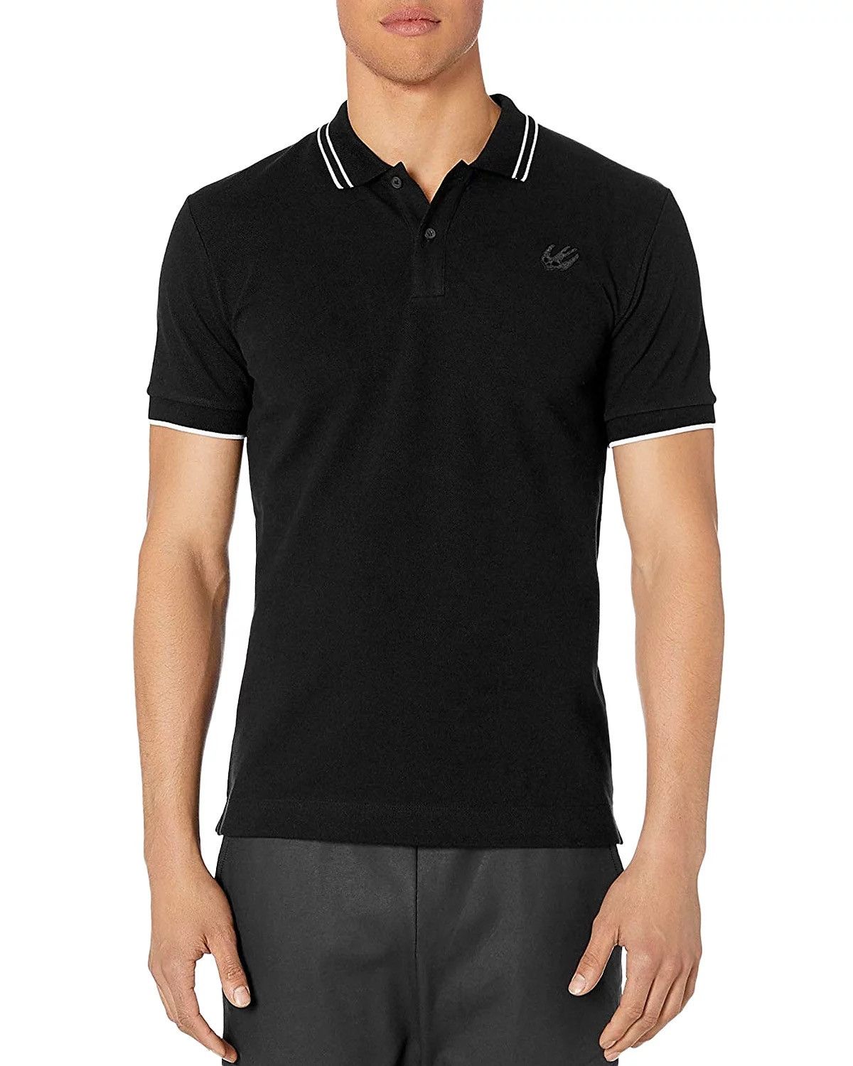 Alexander McQueen MCQ Alexander McQueen Men’s Black Polo Shirt – Size S Size US S / EU 44-46 / 1 - 1 Thumbnail