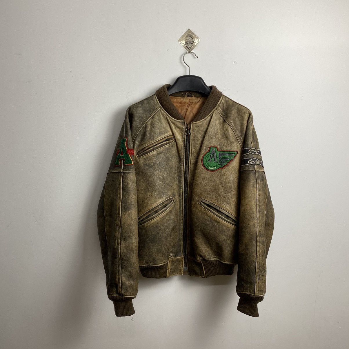 Avirex AVIREX CHAMPIONS VINTAGE VARSITY LEATHER JACKET Size US M / EU 48-50 / 2 - 3 Thumbnail