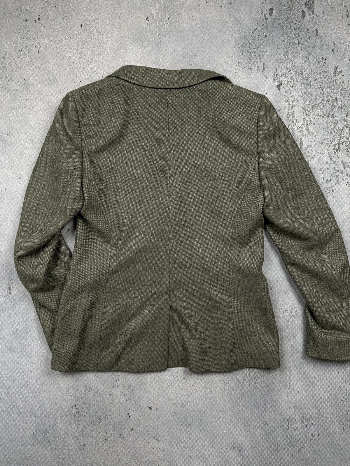 Escada Vintage Escada Virgin Wool Cashmere Silk Blazer Sable Gray Size M / US 6-8 / IT 42-44 - 10 Thumbnail