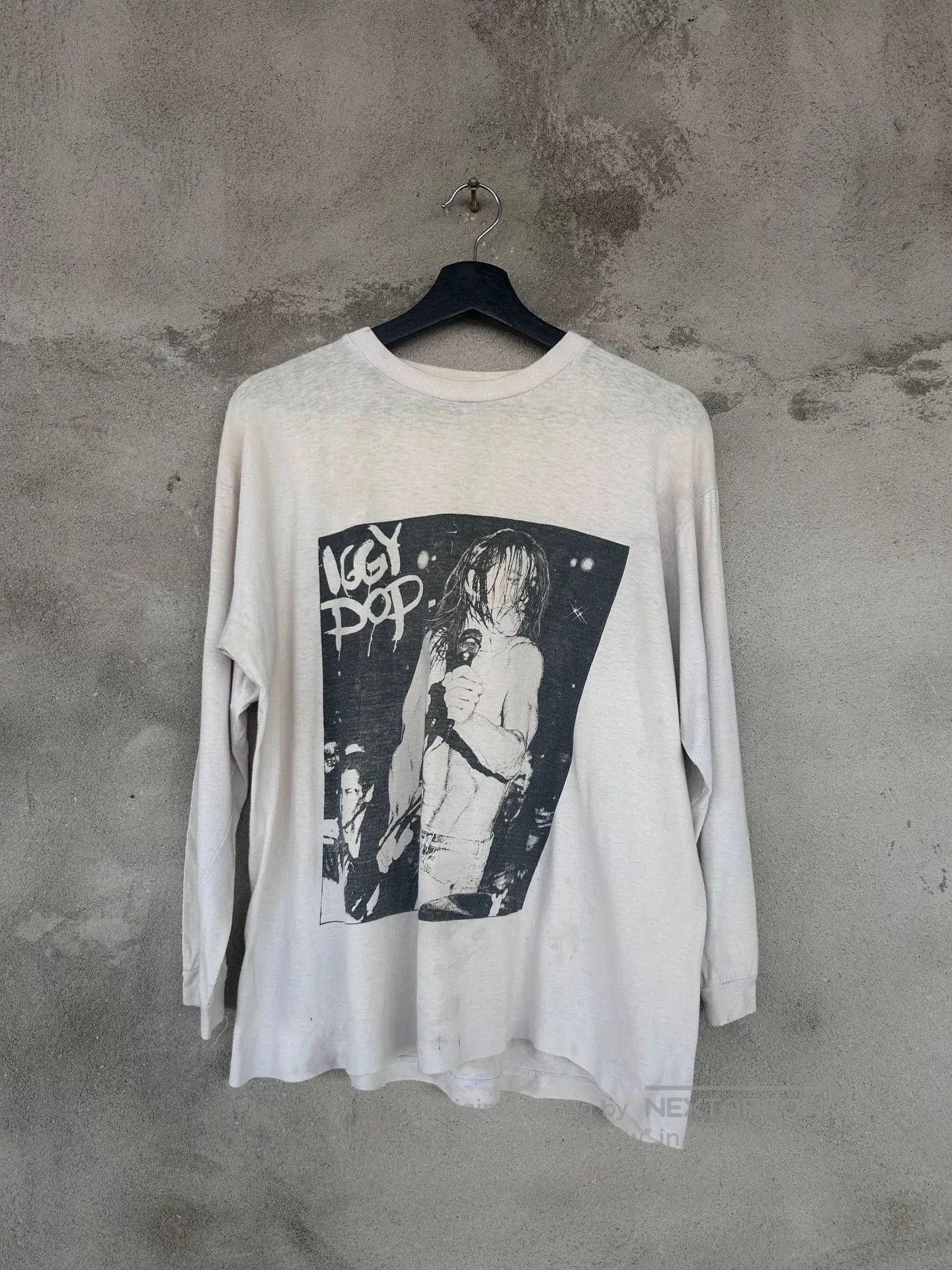 Vintage Vintage Iggy Pop '93 Tour Longsleeve T. Size US M / EU 48-50 / 2 - 1 Thumbnail