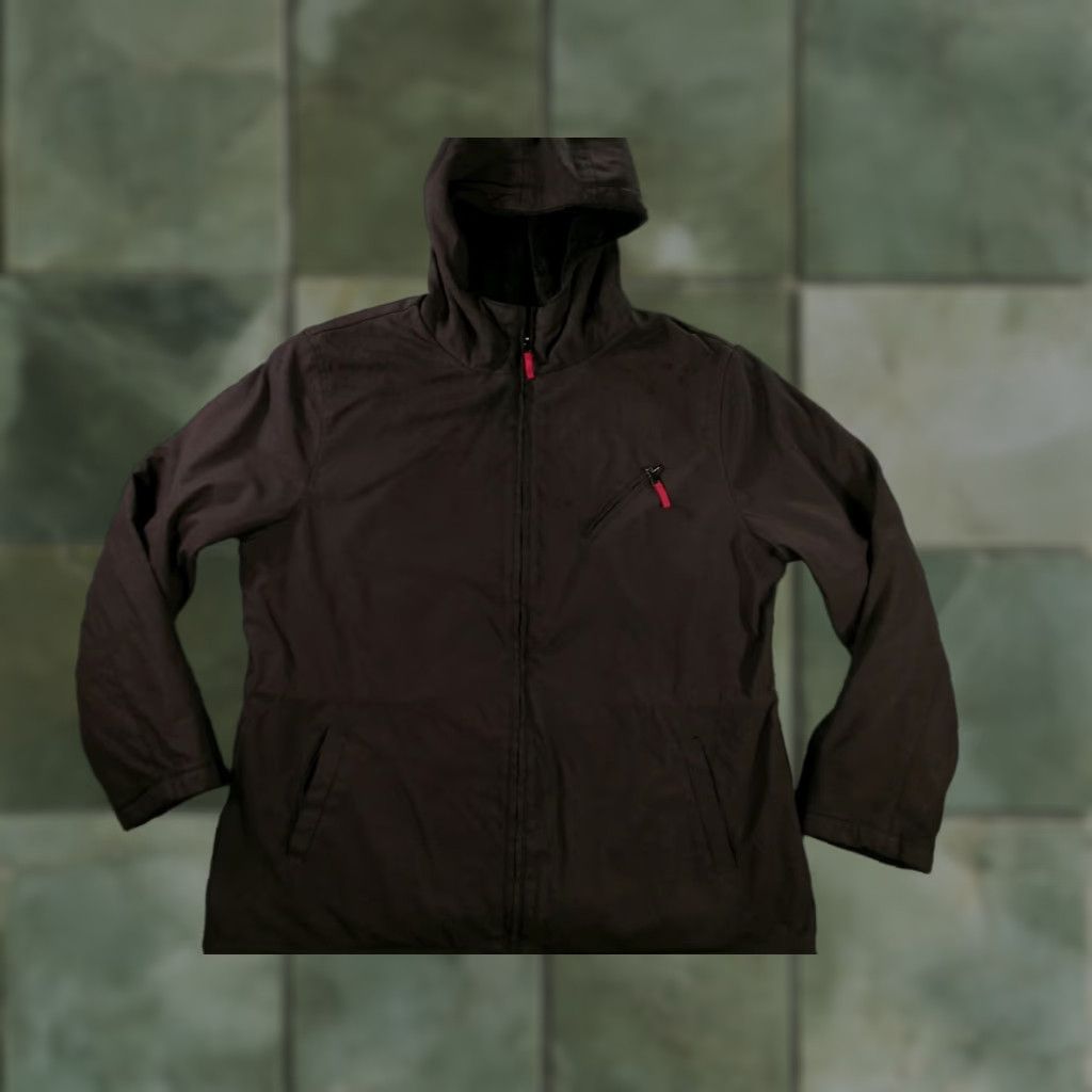 Weatherproof Weatherproof Parka Mens XL Brown Hooded Sherpa Lined Zipped Pockets Jacket Coat Size US XL / EU 56 / 4 - 1 Thumbnail