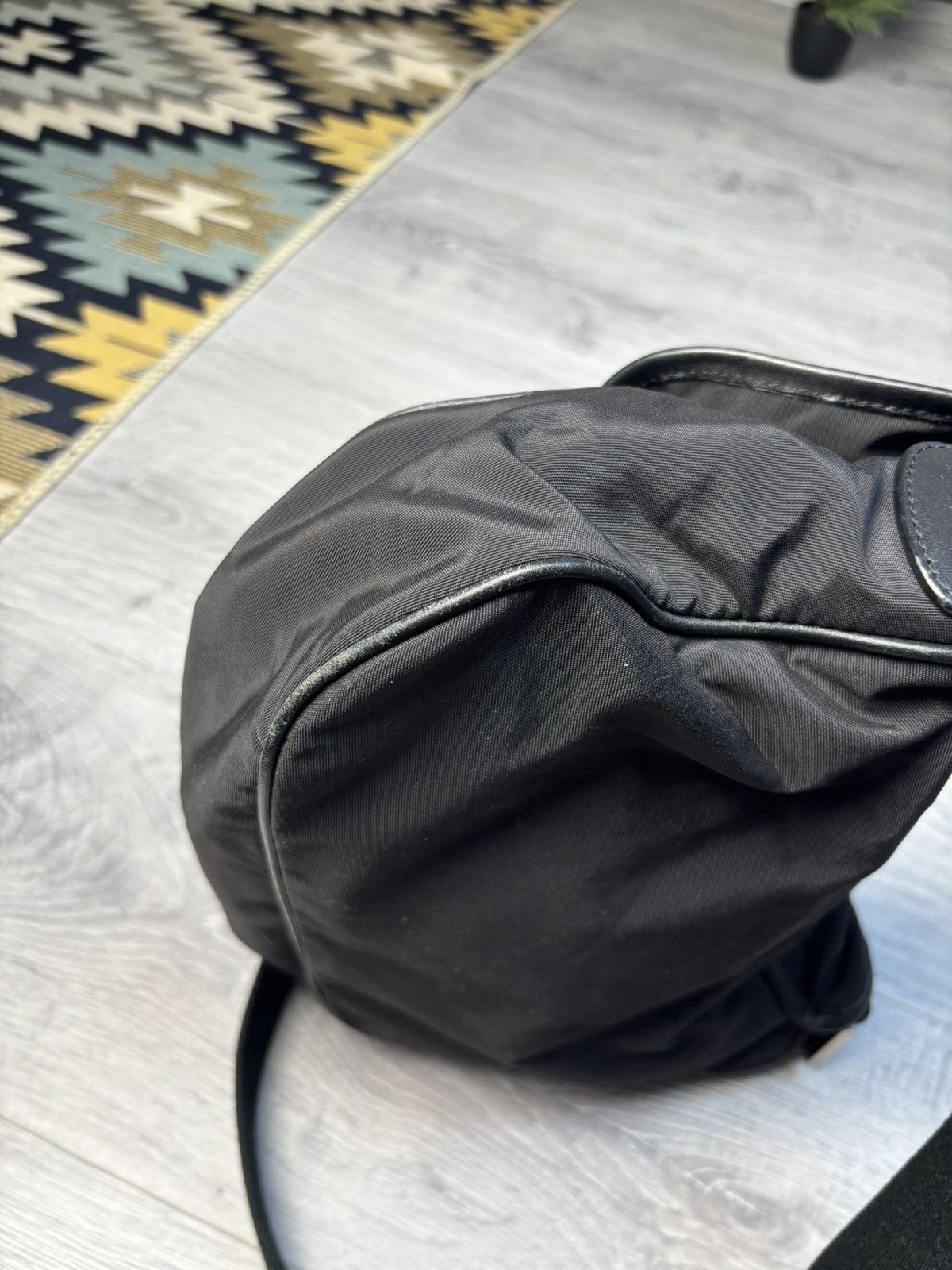 Bally Bally Luxury nylon leather shoulder bag black Size ONE SIZE - 7 Thumbnail