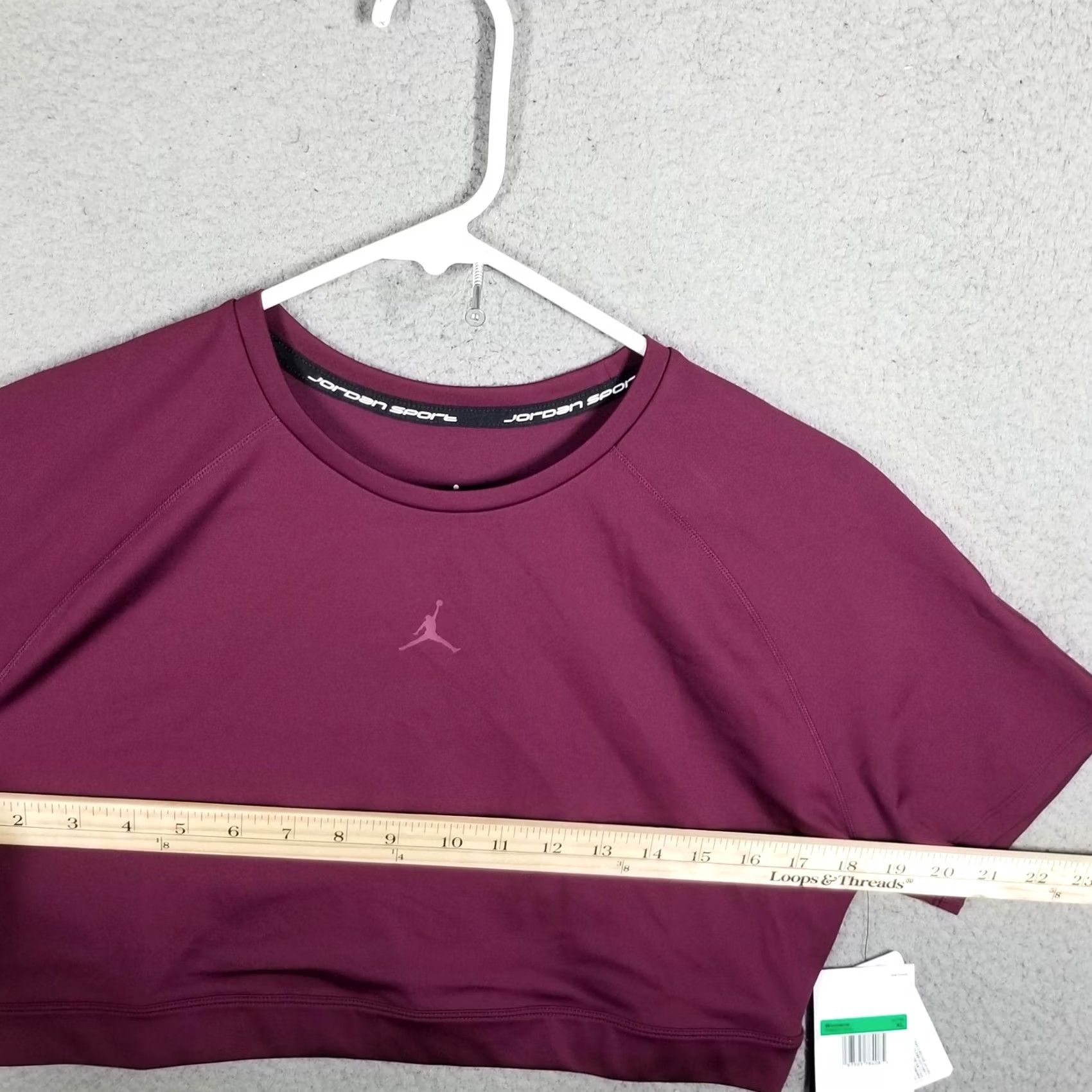 Jordan Brand Jordan Sport Bodycon Top Womens XL Purple Tight Fit Cropped FV6927-610 New Size XL / US 12-14 / IT 48-50 - 6 Thumbnail