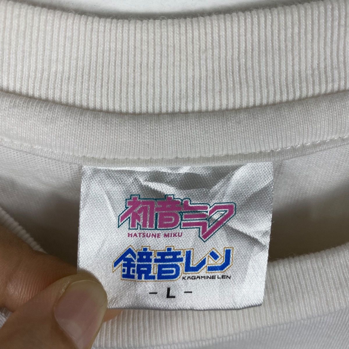 Anime × Japanese Brand Hatsune Miku KAGAMINE LEN Project Diva Series Tee Shirt Size US L / EU 52-54 / 3 - 6 Thumbnail