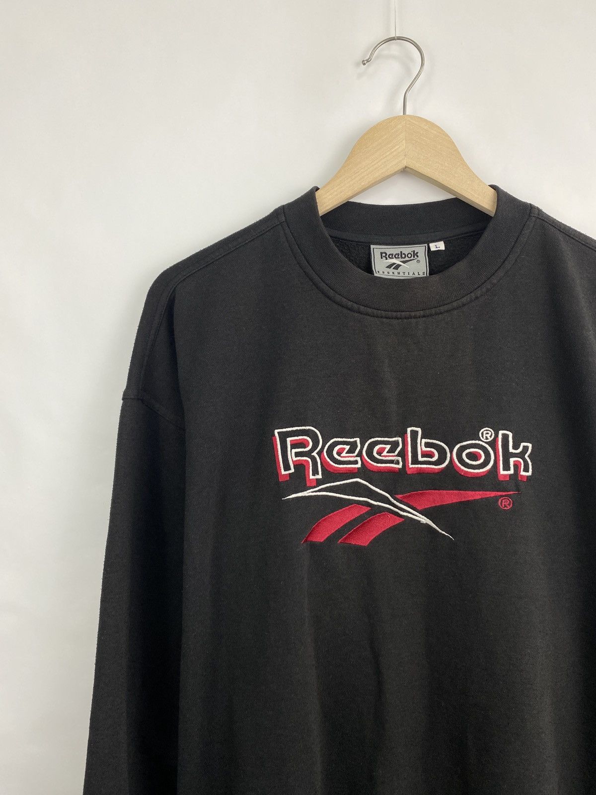 Reebok 🕷️ Vintage 90s Reebok Sweatshirt Y2K Rare Retro Hype Size US L / EU 52-54 / 3 - 2 Thumbnail