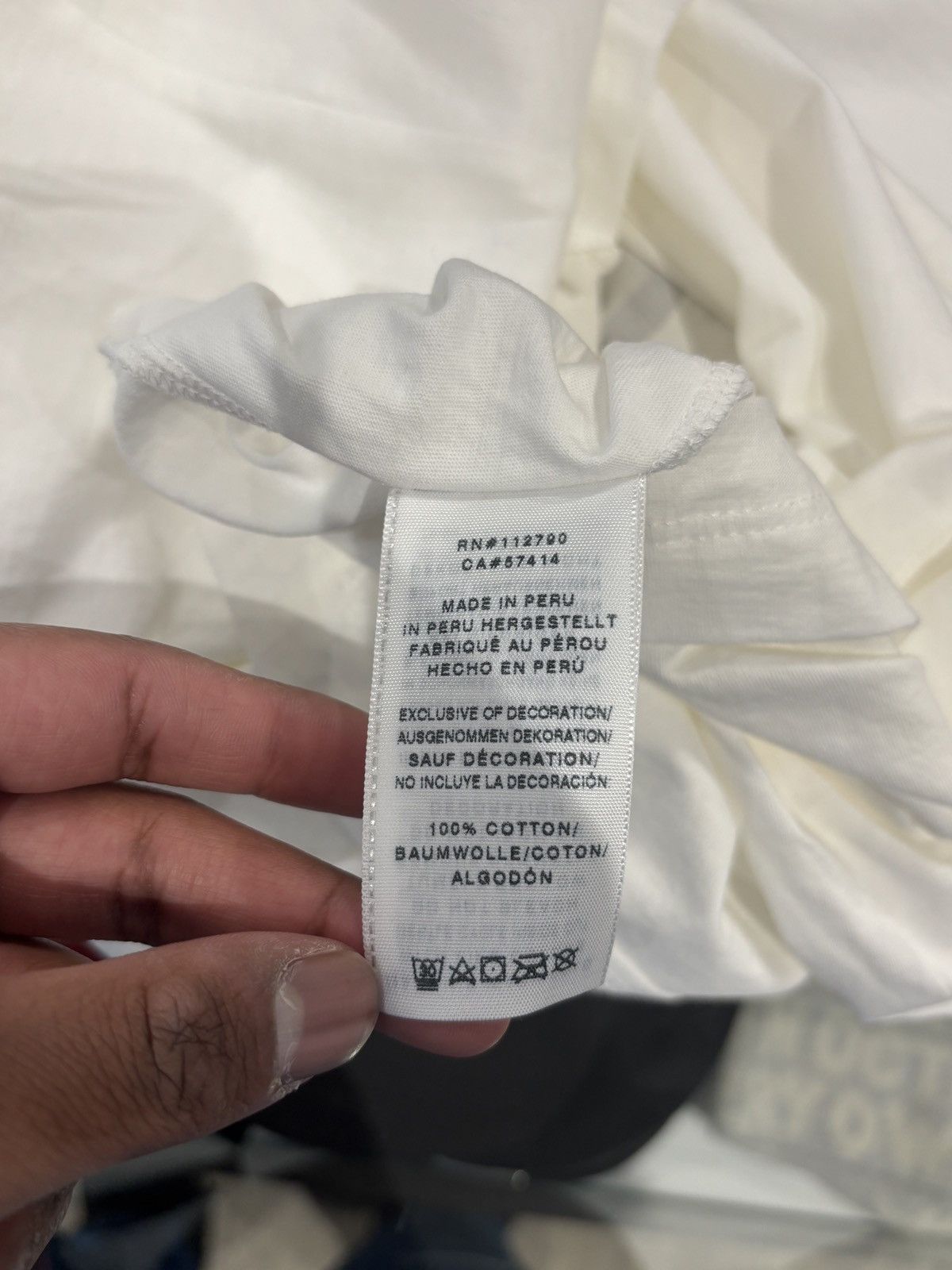 True Religion True Religion White Black Contrast Pocket Tee Size: XL Size US XL / EU 56 / 4 - 6 Thumbnail