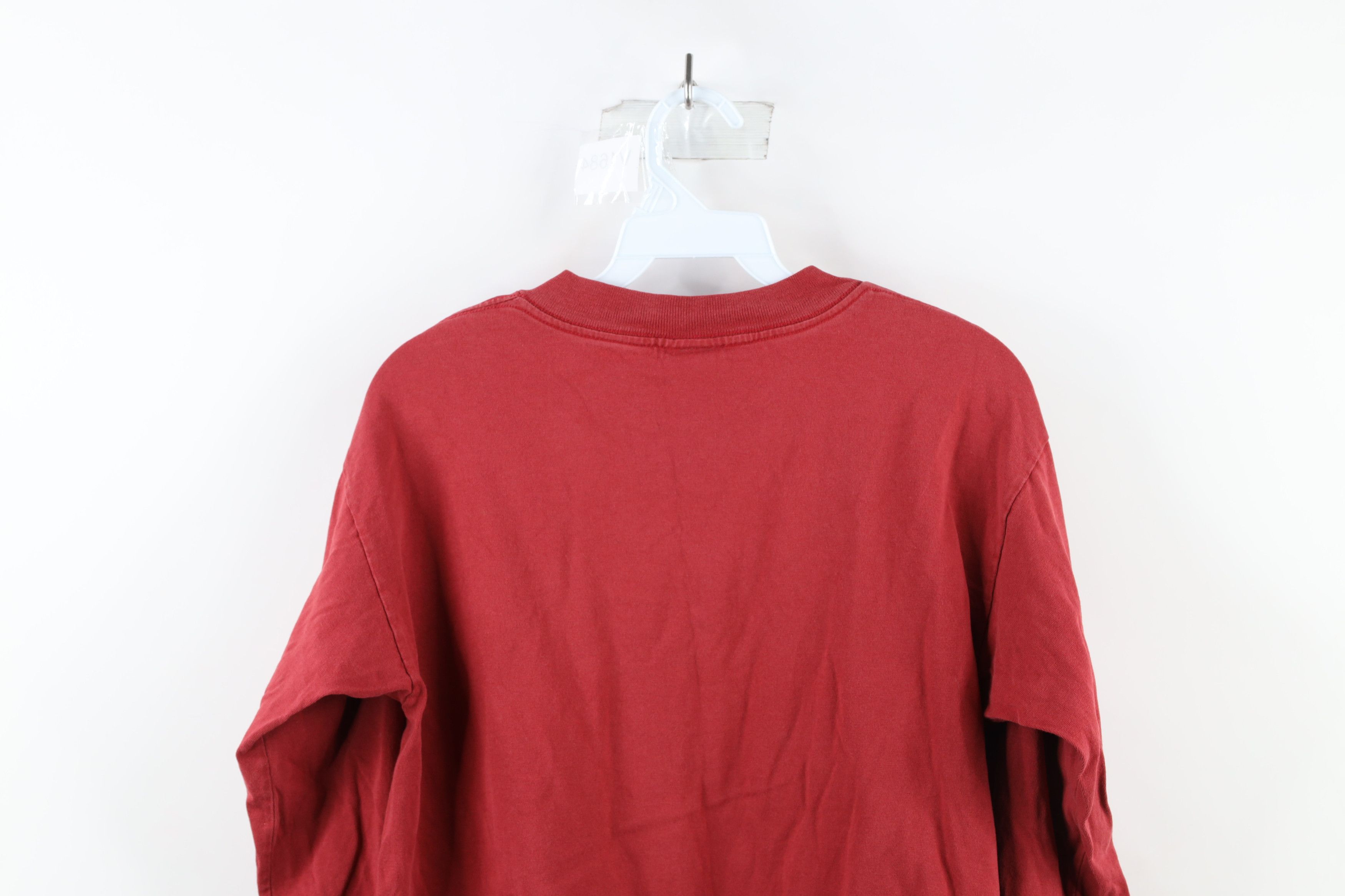 Vintage Vintage 90 Streetwear Chinese Dragon Long Sleeve T-Shirt Red Size US S / EU 44-46 / 1 - 11 Thumbnail