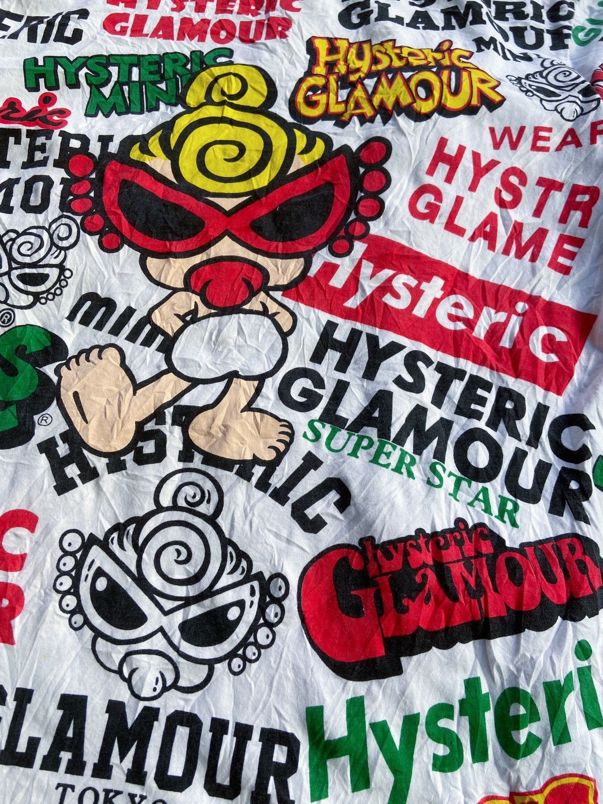 Hysteric Glamour HYSTERIC GLAMOUR BABY ALL OVER PRINT TEE Size US XL / EU 56 / 4 - 6 Thumbnail
