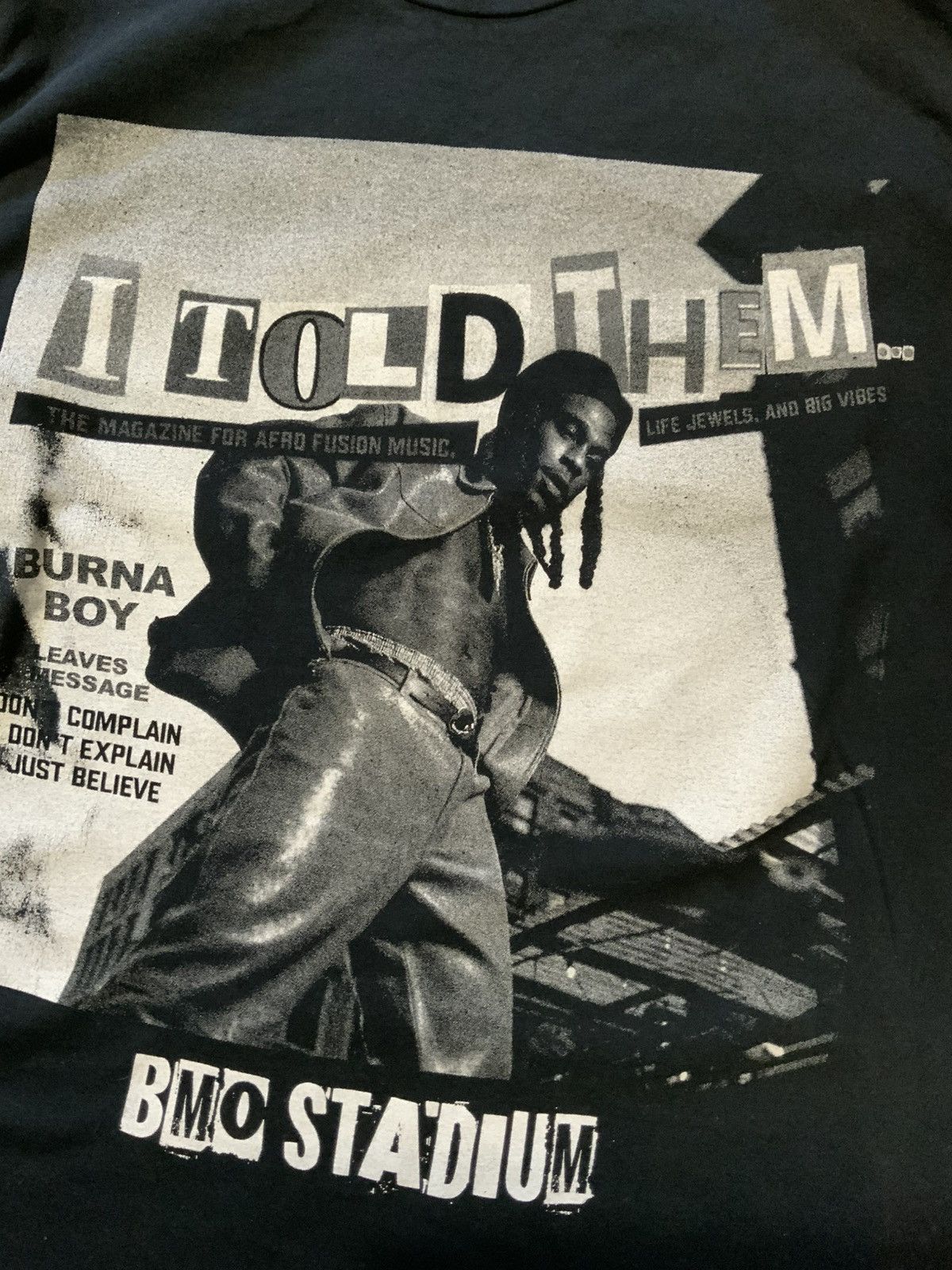 Other Burna Boy I Told Them Tour BMO Stadium Los Angeles T-Shirt Size US S / EU 44-46 / 1 - 5 Thumbnail