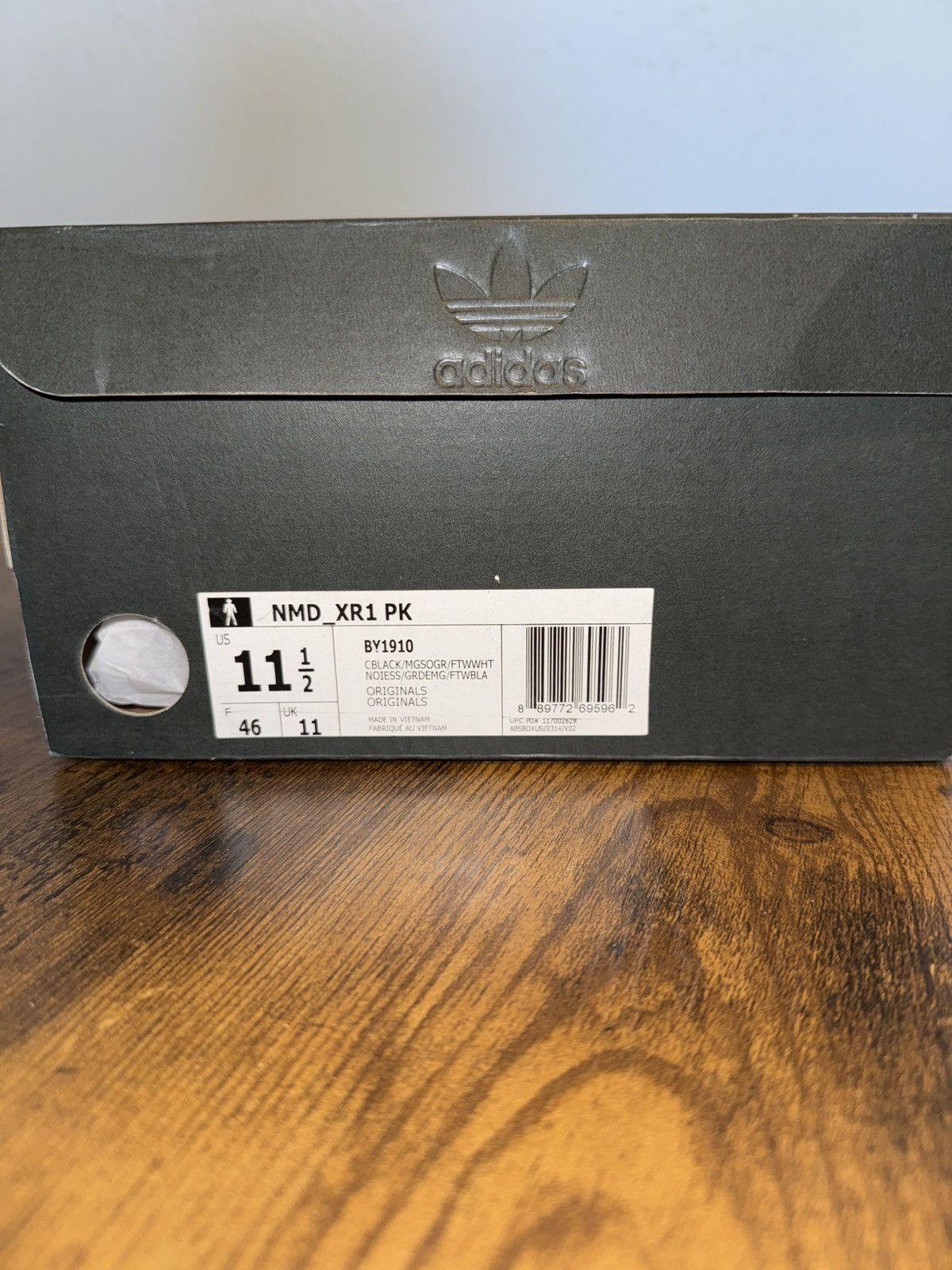 Adidas NMD XR1 PK “Oreo” Size US 11.5 / EU 44-45 - 5 Thumbnail