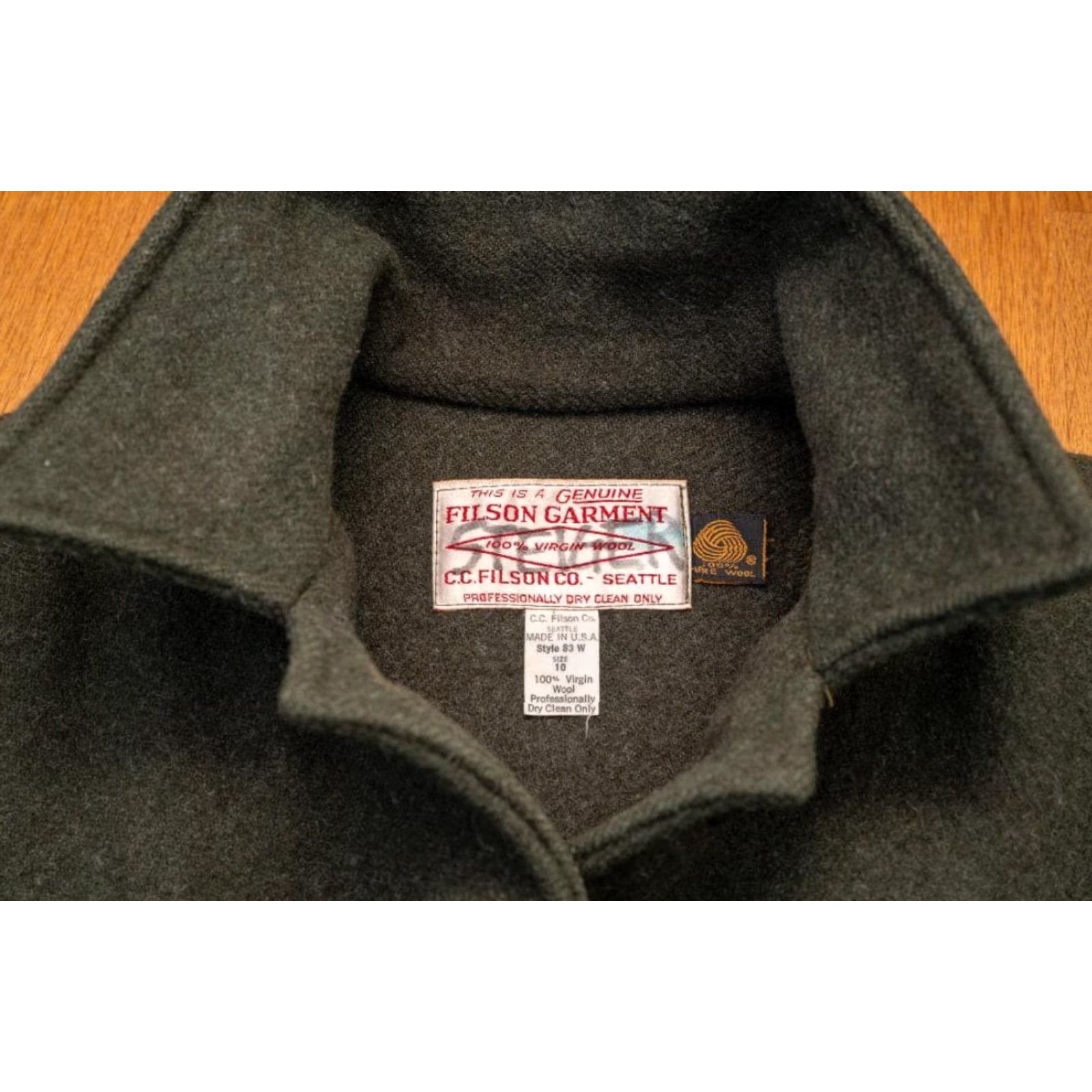 Filson VINTAGE FILSON Double Mackinaw Cruiser Jacket USA Made Green Wool Size M Mens WomenS 80s Size US M / EU 48-50 / 2 - 5 Thumbnail
