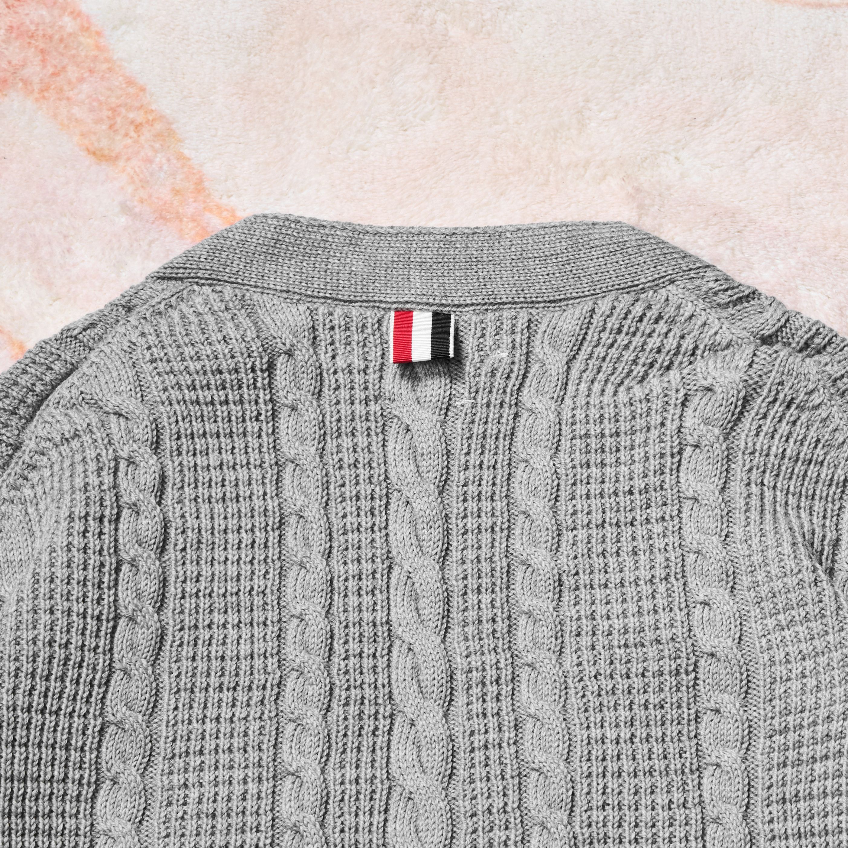 Thom Browne THOM BROWNE Cable Stitch Cardigan Size US L / EU 52-54 / 3 - 5 Thumbnail