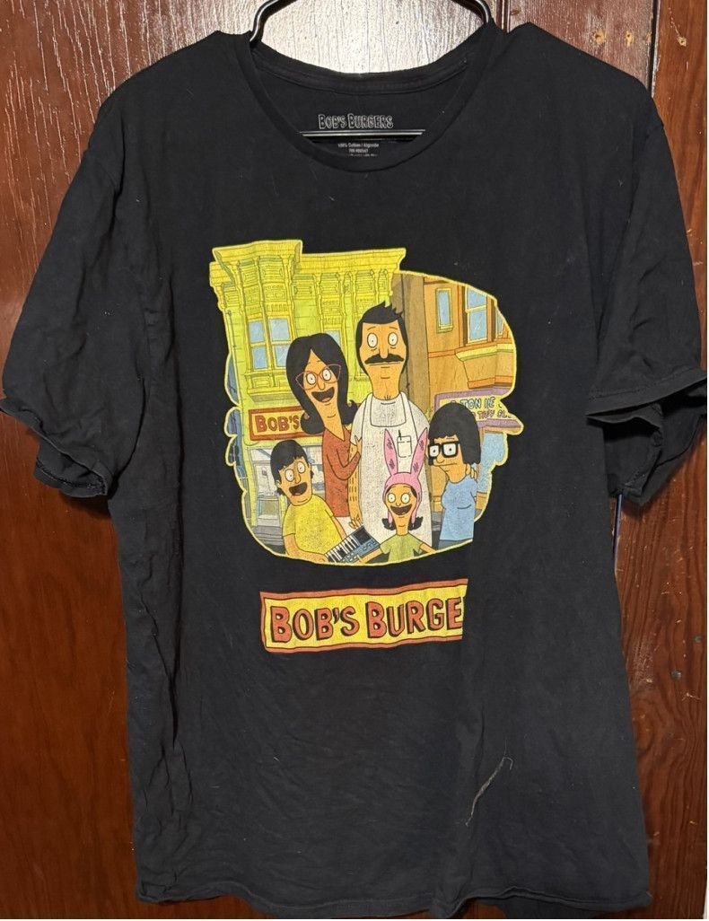 The Unbranded Brand Bob's Burgers Characters S/S T-Shirt Men's Size XL Black Size US XL / EU 56 / 4 - 1 Thumbnail