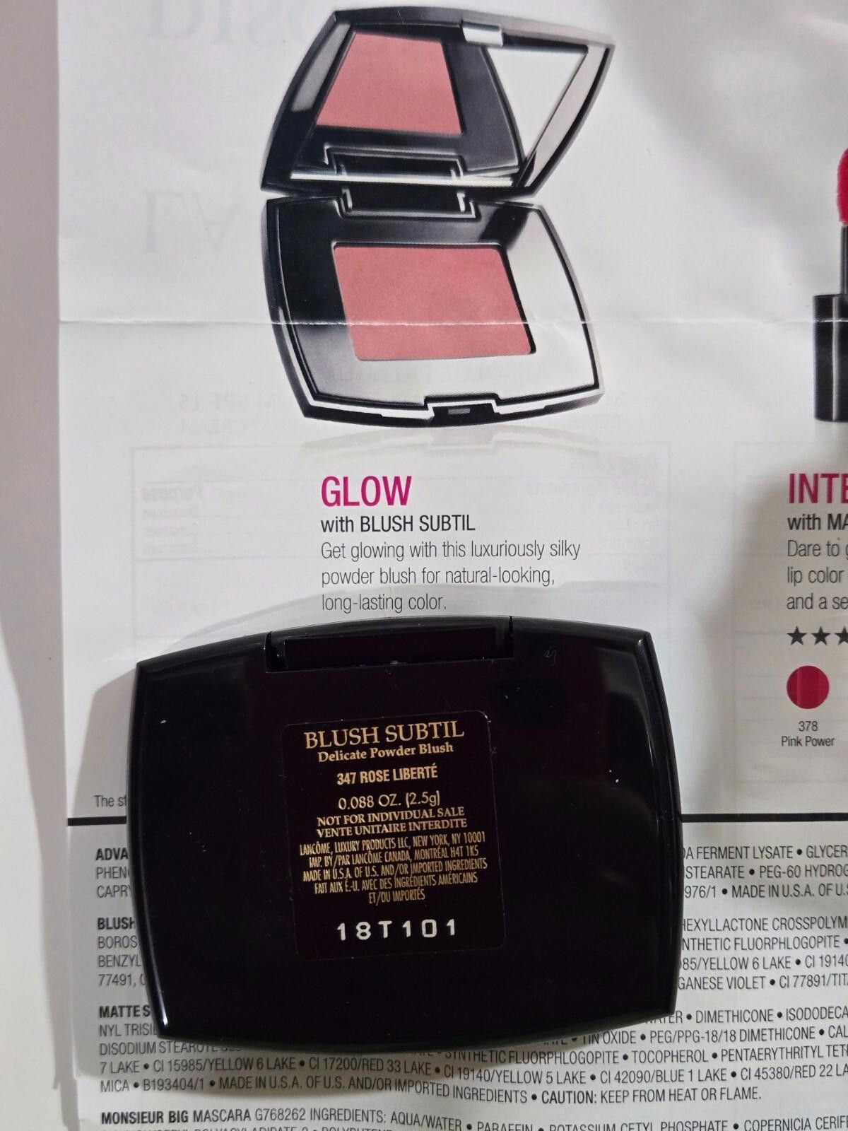 Designer Lancome Blush Subtil Delicate Powder Blush #347 NEW Size ONE SIZE - 3 Thumbnail